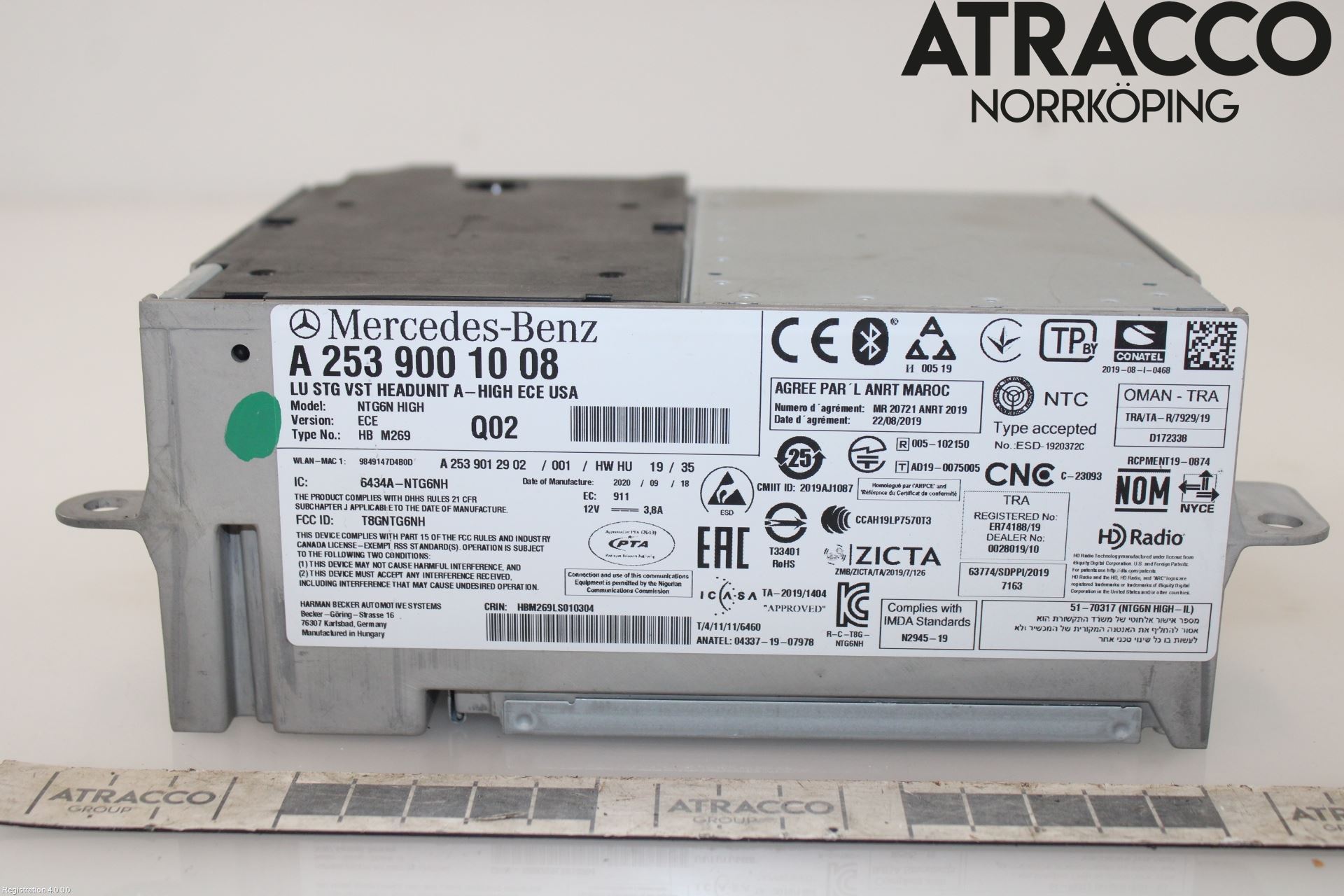 Mercedes-Benz MB EQC (N293) 20- Stereo Radio Med Cd