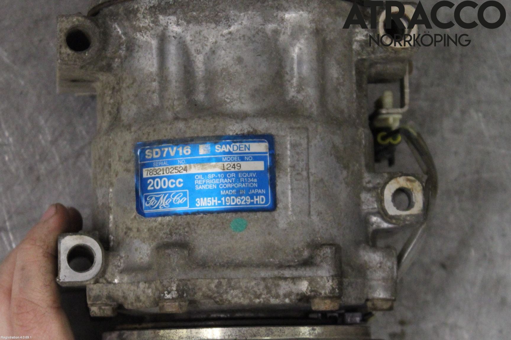 Volvo V50 04-07 Varme Ac Kompressor