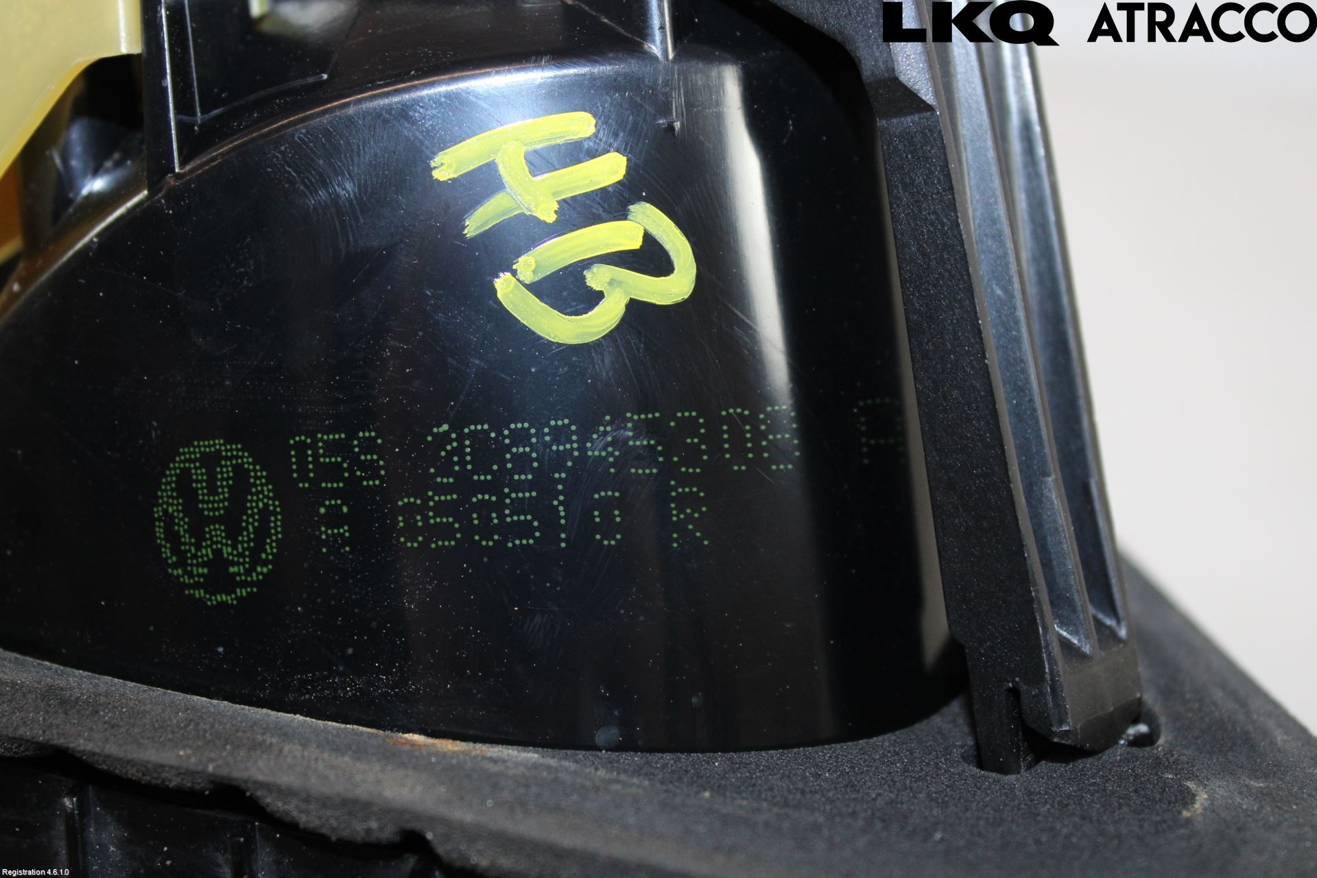 Volkswagen VW PASSAT CC 08-16 Baklykt Høyre  På Luke(Indre)