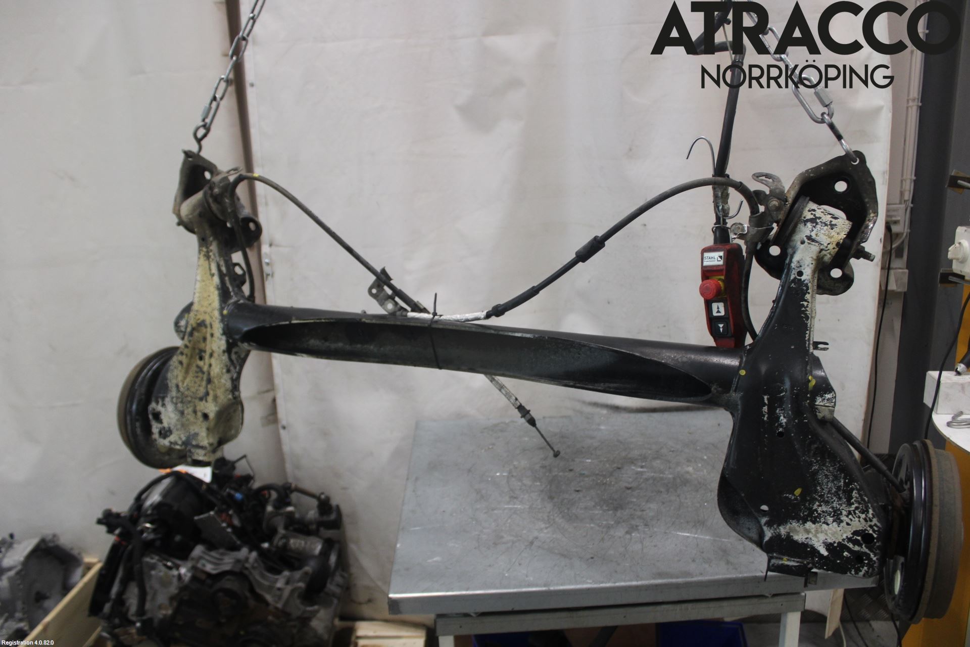 Opel CORSA E 15-19 Bakaksel Feste Travers-Ramme