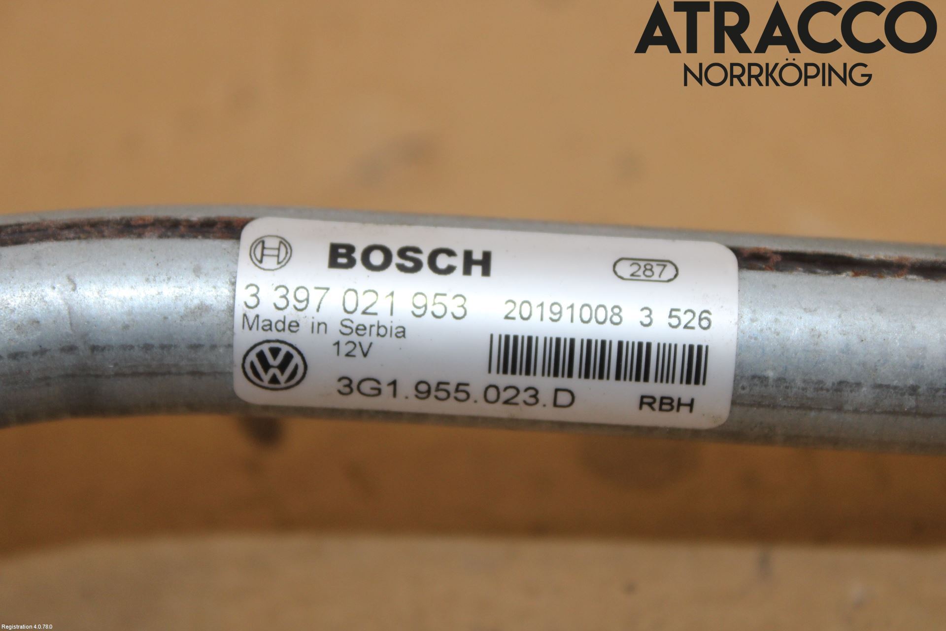 Volkswagen VW PASSAT 20-24 Viskeroverføring Frontrute