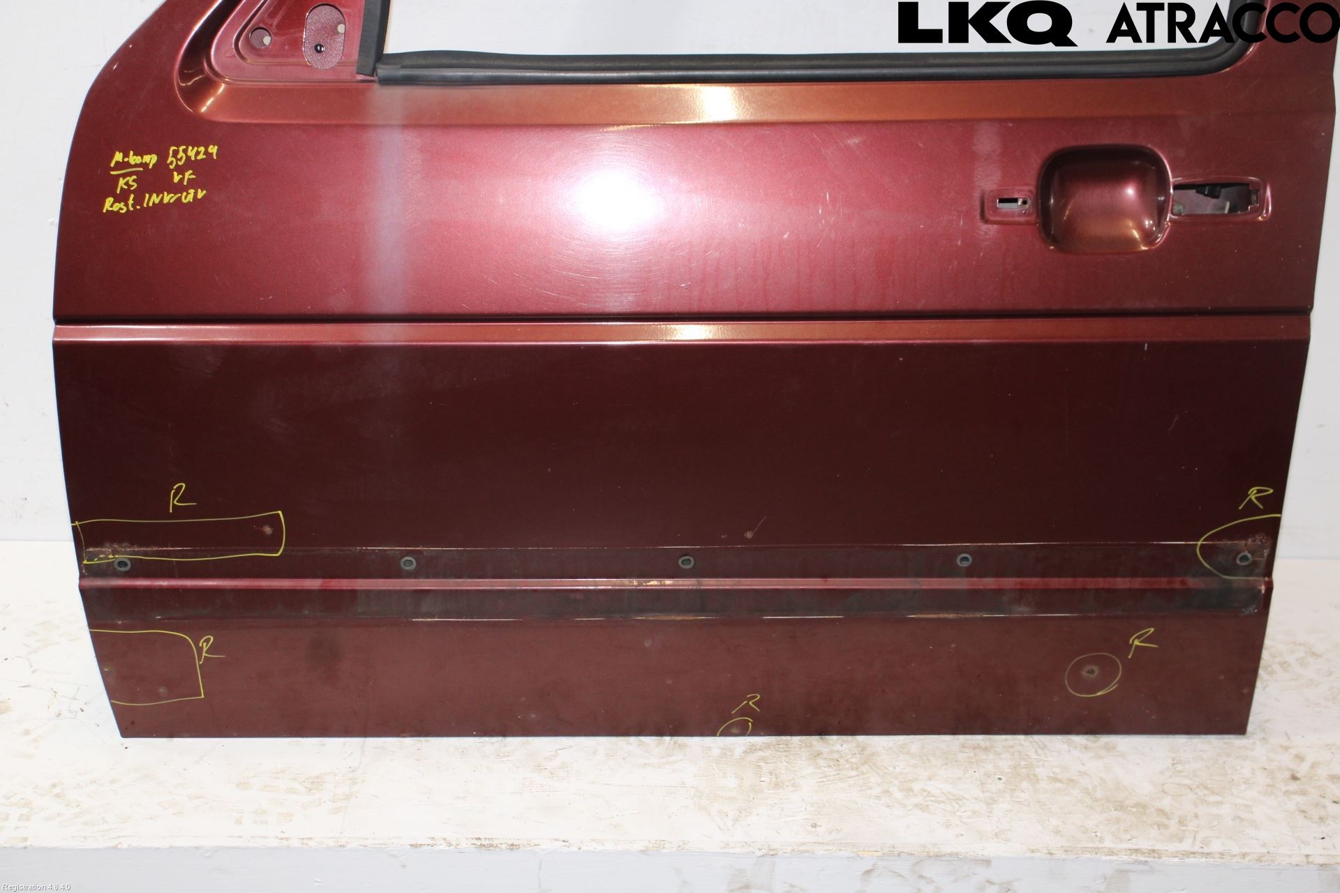 Volkswagen VW GOLF II 84-91 Dør 4D Foran Venstre