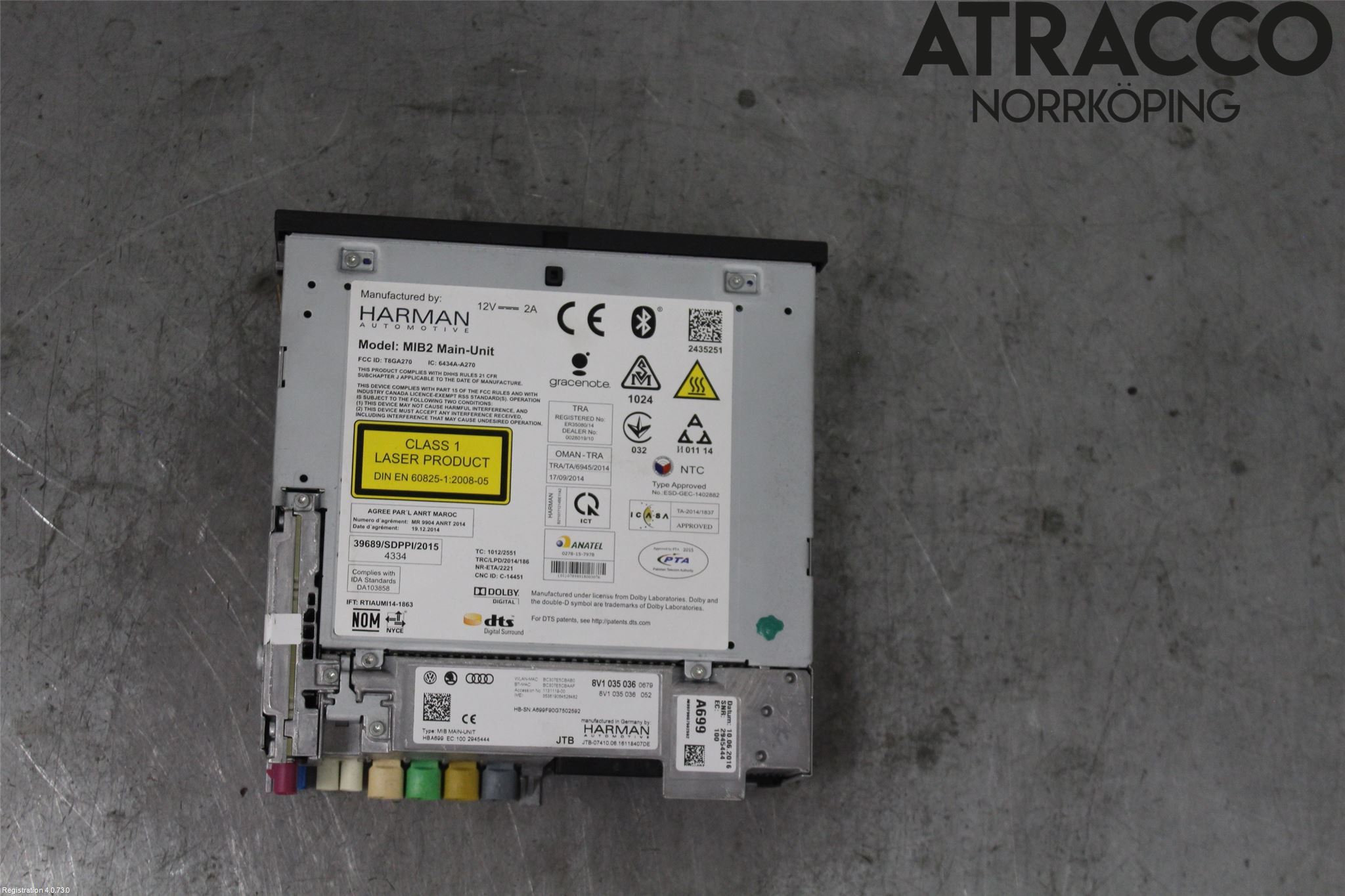 Audi A3/S3 8V 13-20 Stereo Radio Med Cd