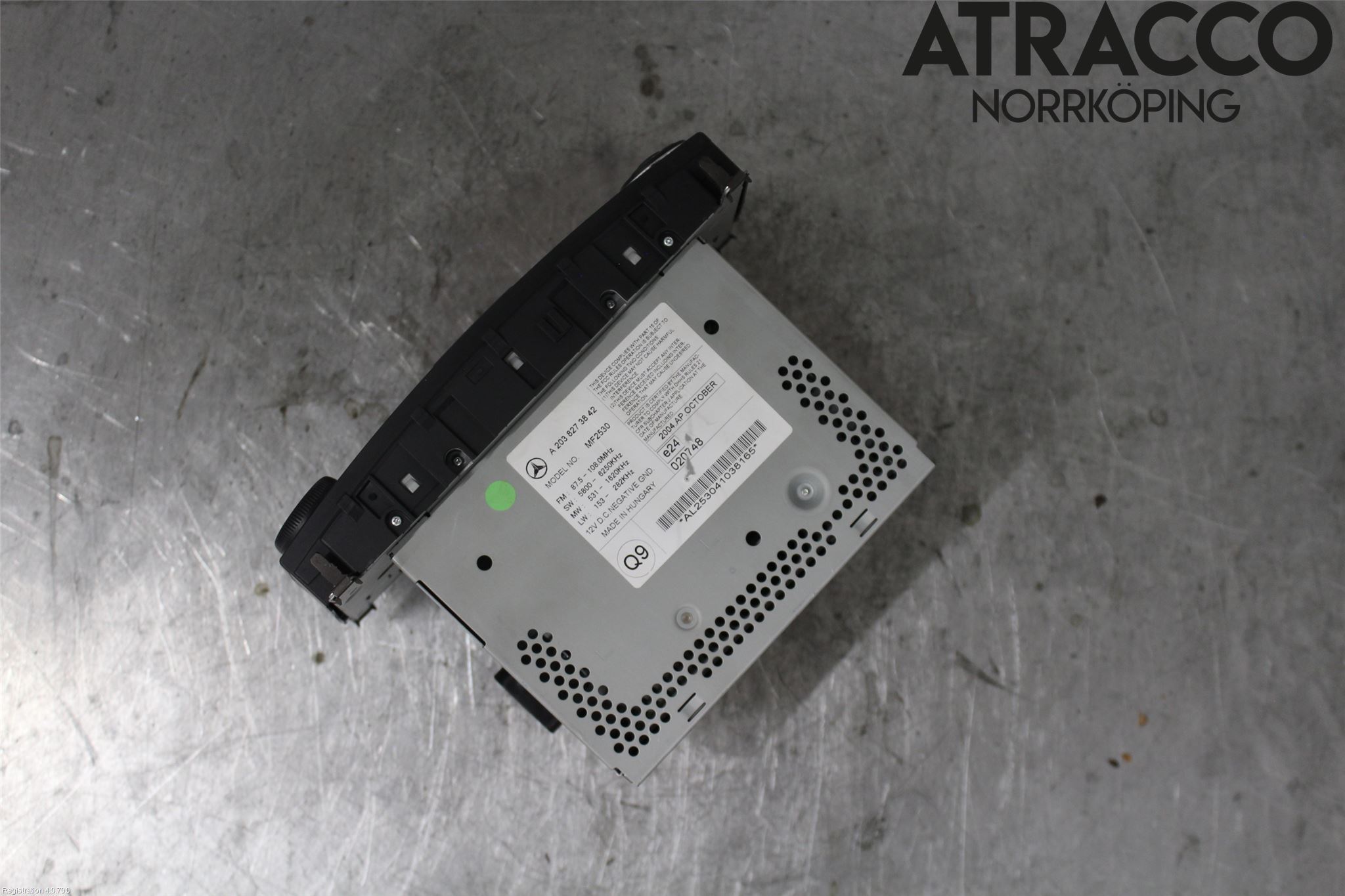 Mercedes-Benz MB C (203) 00-07 Stereo Radio Med Cd