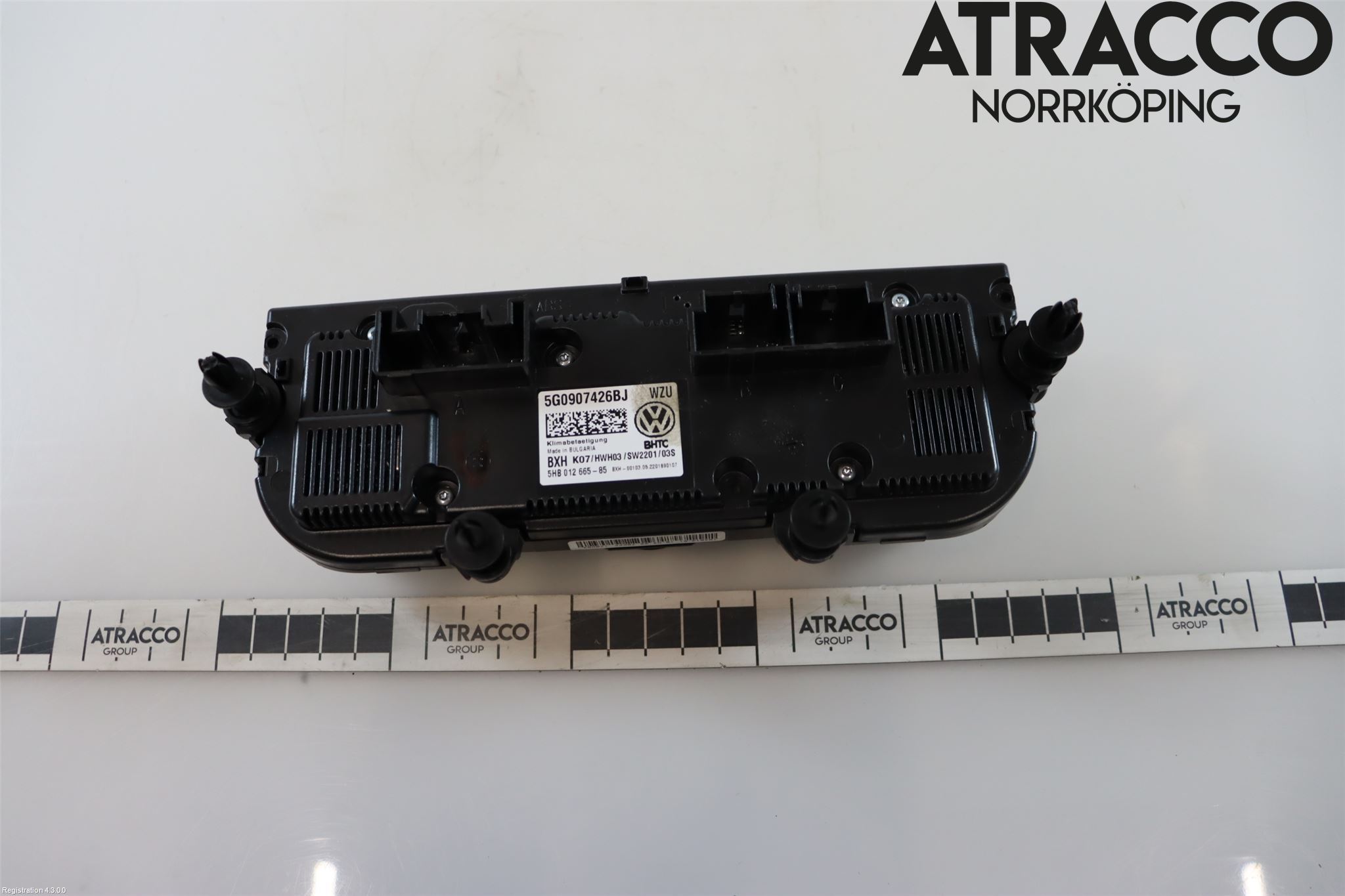 Volkswagen VW T-ROC 18- Varmeapparat Panel(Regulering)