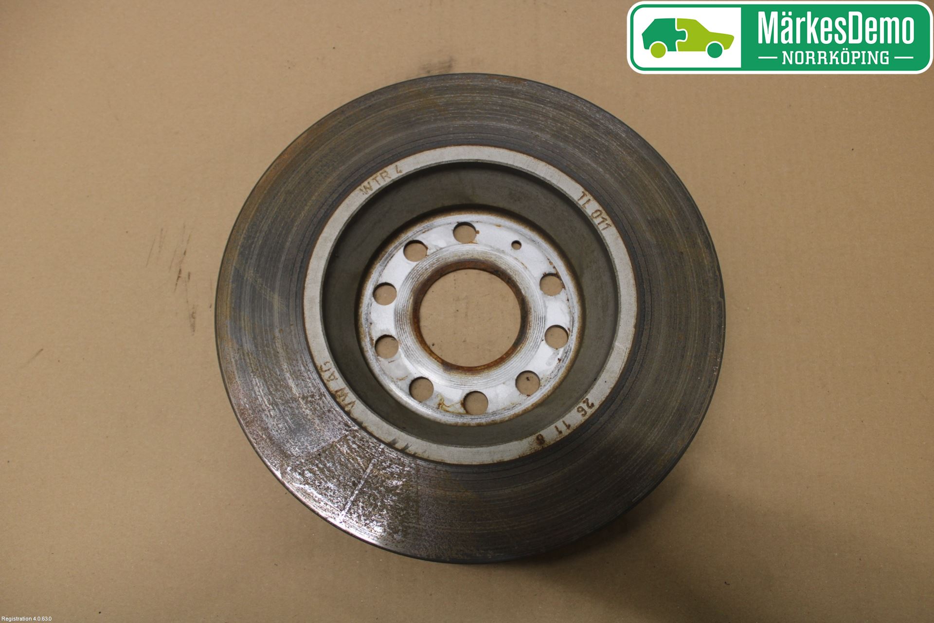 Volkswagen VW PASSAT 15-19 Bremseskive Bak
