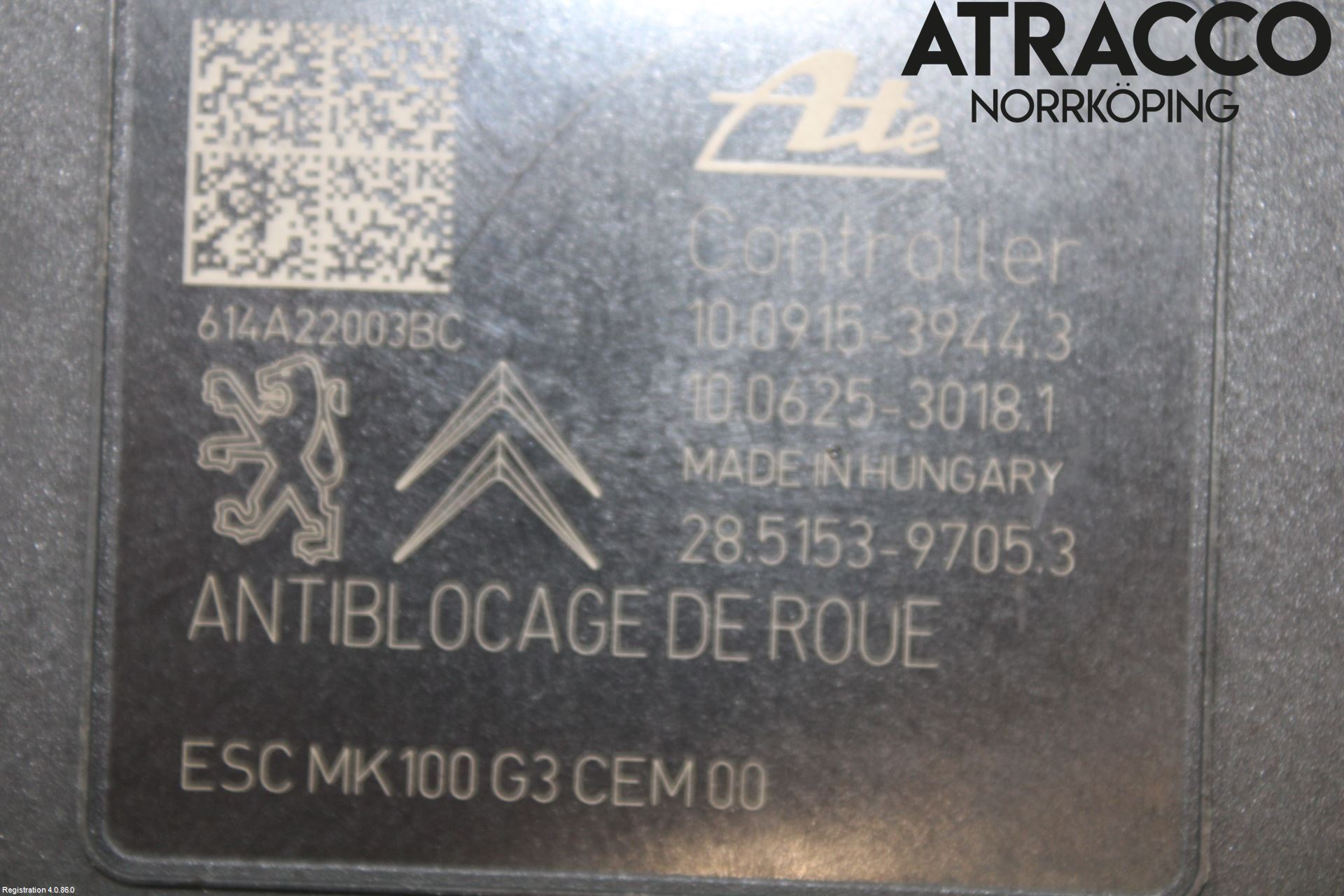 Citroen C4 CACTUS 14-20 Abs Hydraulikkaggregat