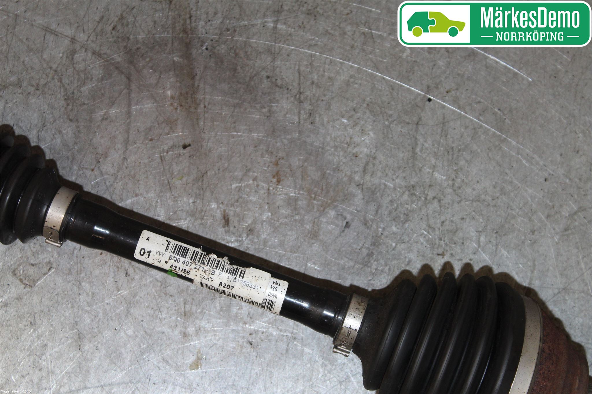 Volkswagen VW GOLF / E-GOLF VII 13-20 Drivaksel Foran Kompl Venstre