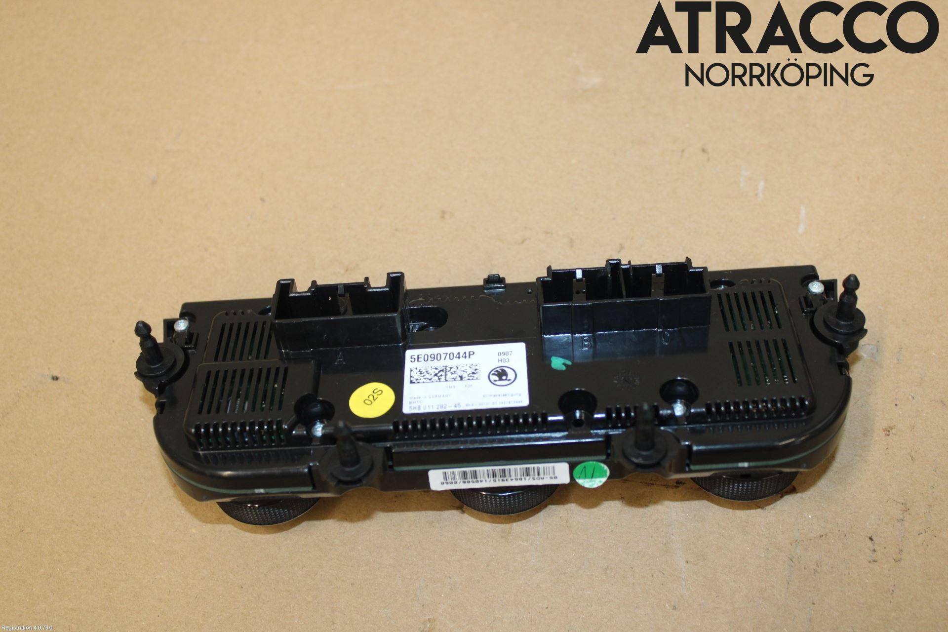 Skoda OCTAVIA (5E) 13-20 Varme Ac Betjening-Display
