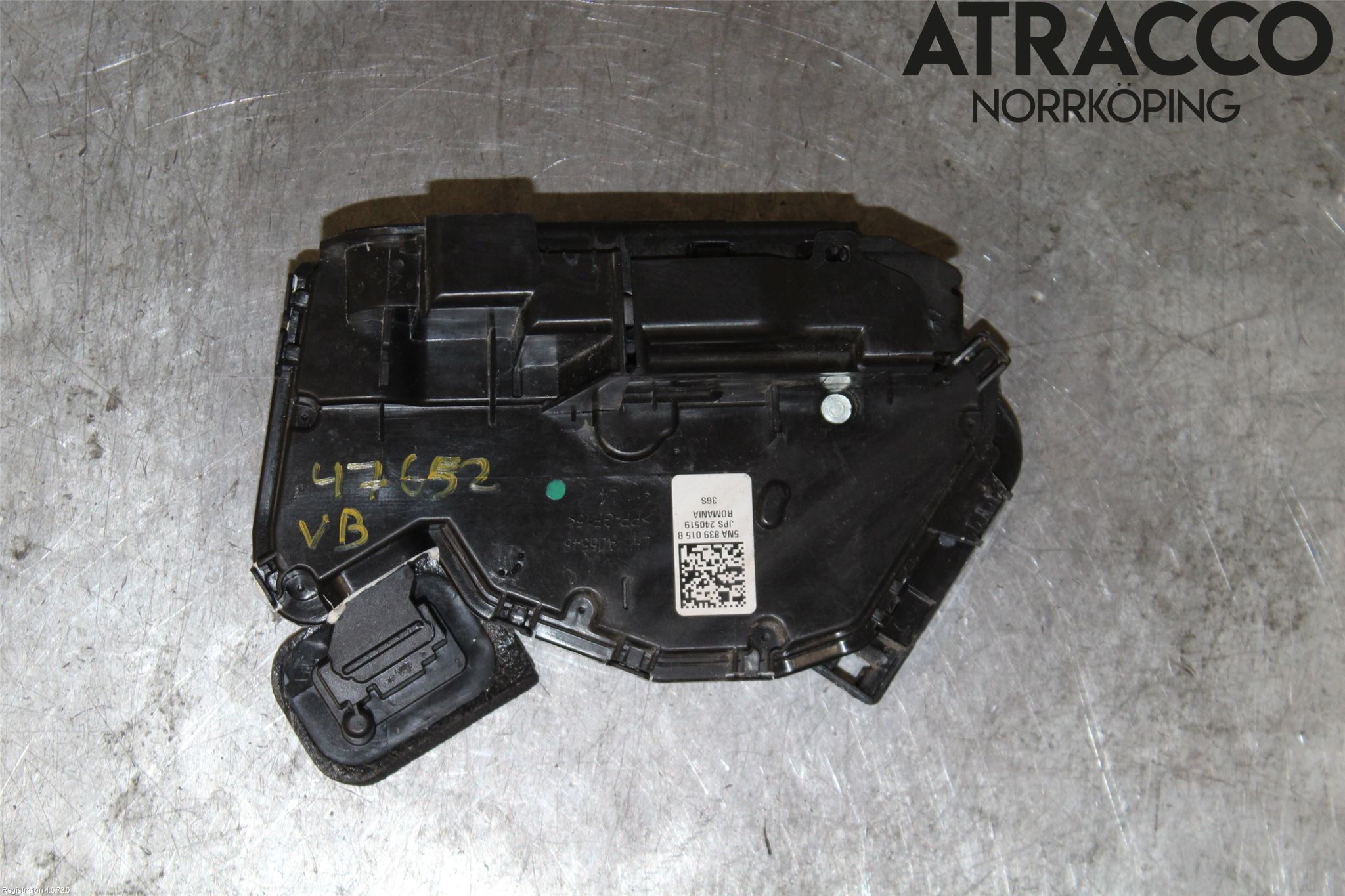 Volkswagen VW PASSAT 15-19 Dørlås - Låsekasse