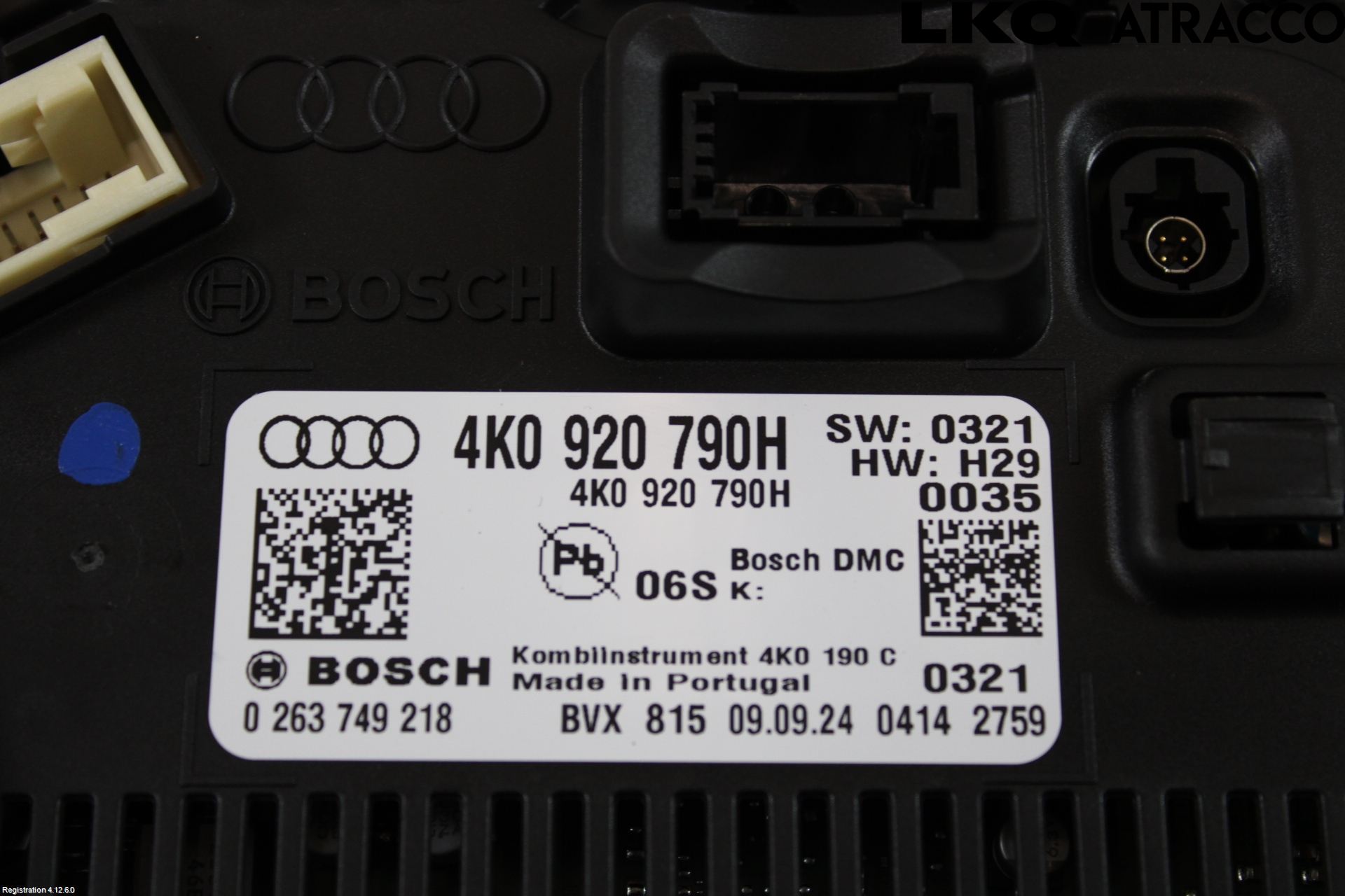 Audi A6/S6 E-TRON 24- Instr Kombinert