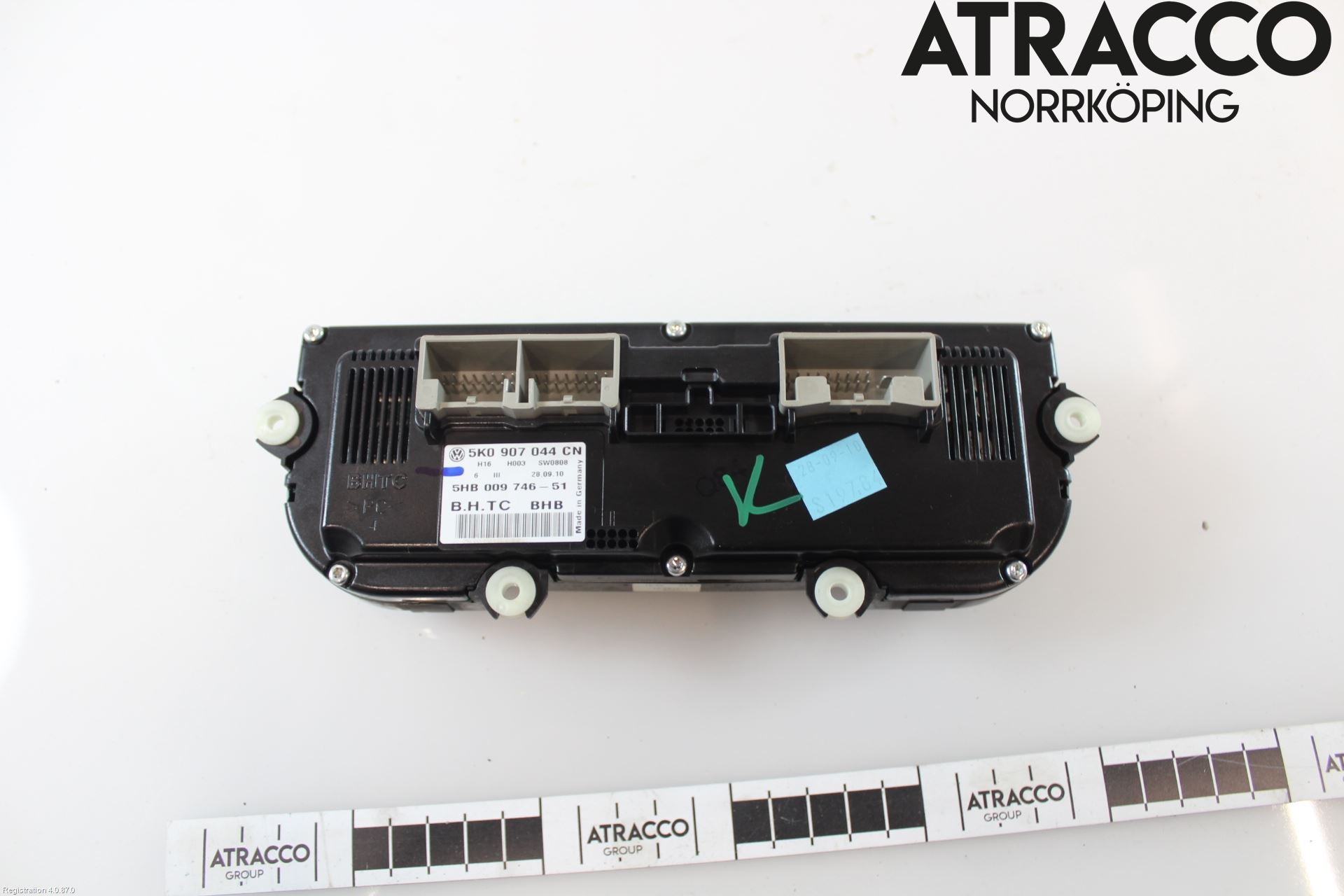 Volkswagen VW TOURAN 10-15 Varmeapparat Panel(Regulering)