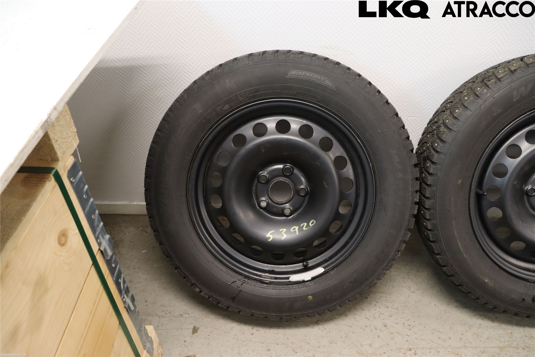 Volkswagen VW TIGUAN 16-24 Dekk Vinter På Stål Felg 4Stk