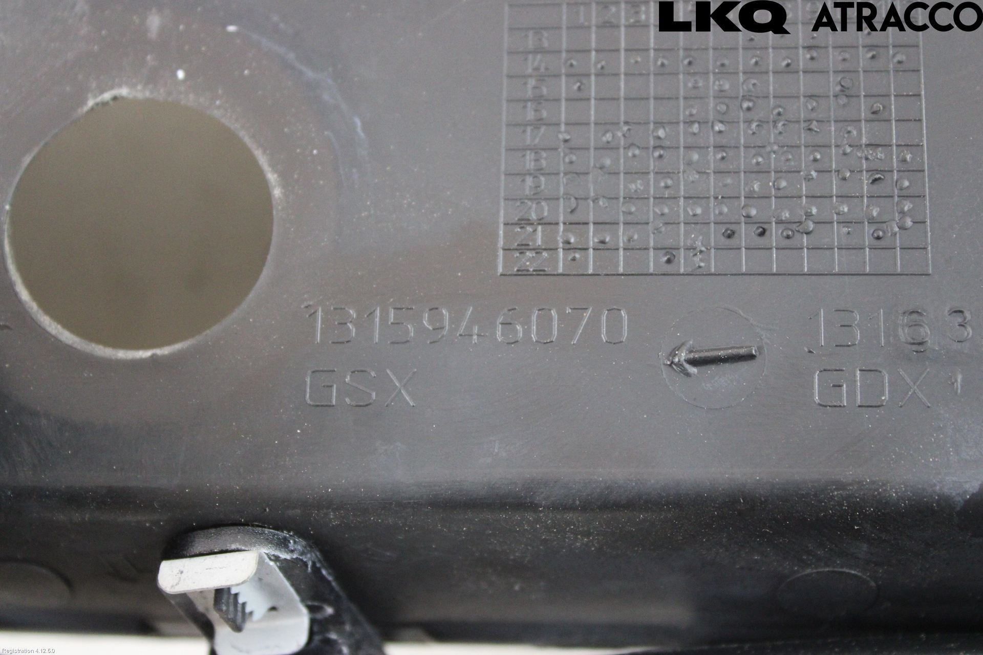 Fiat DUCATO 15-23 Visker Deksel-Grill-Under Frr