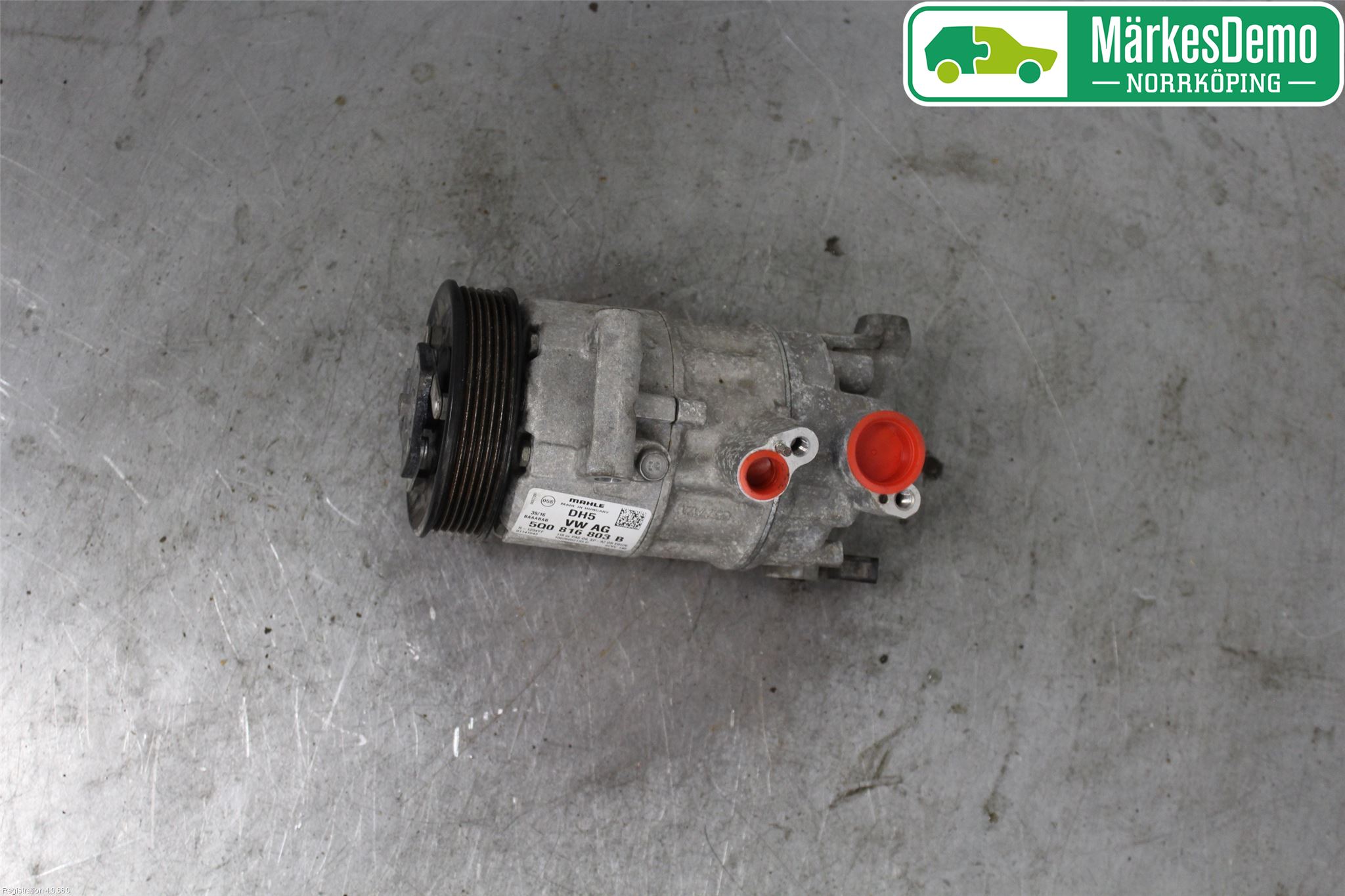 Volkswagen VW GOLF / E-GOLF VII 13-20 Varme Ac Kompressor