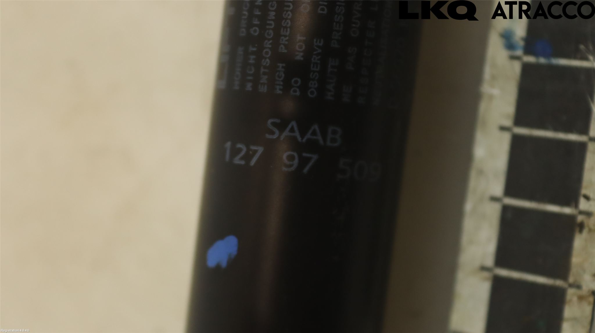 Saab 9-3 VER2/VER3 08-15 Bakluke Demper-Gassfjær