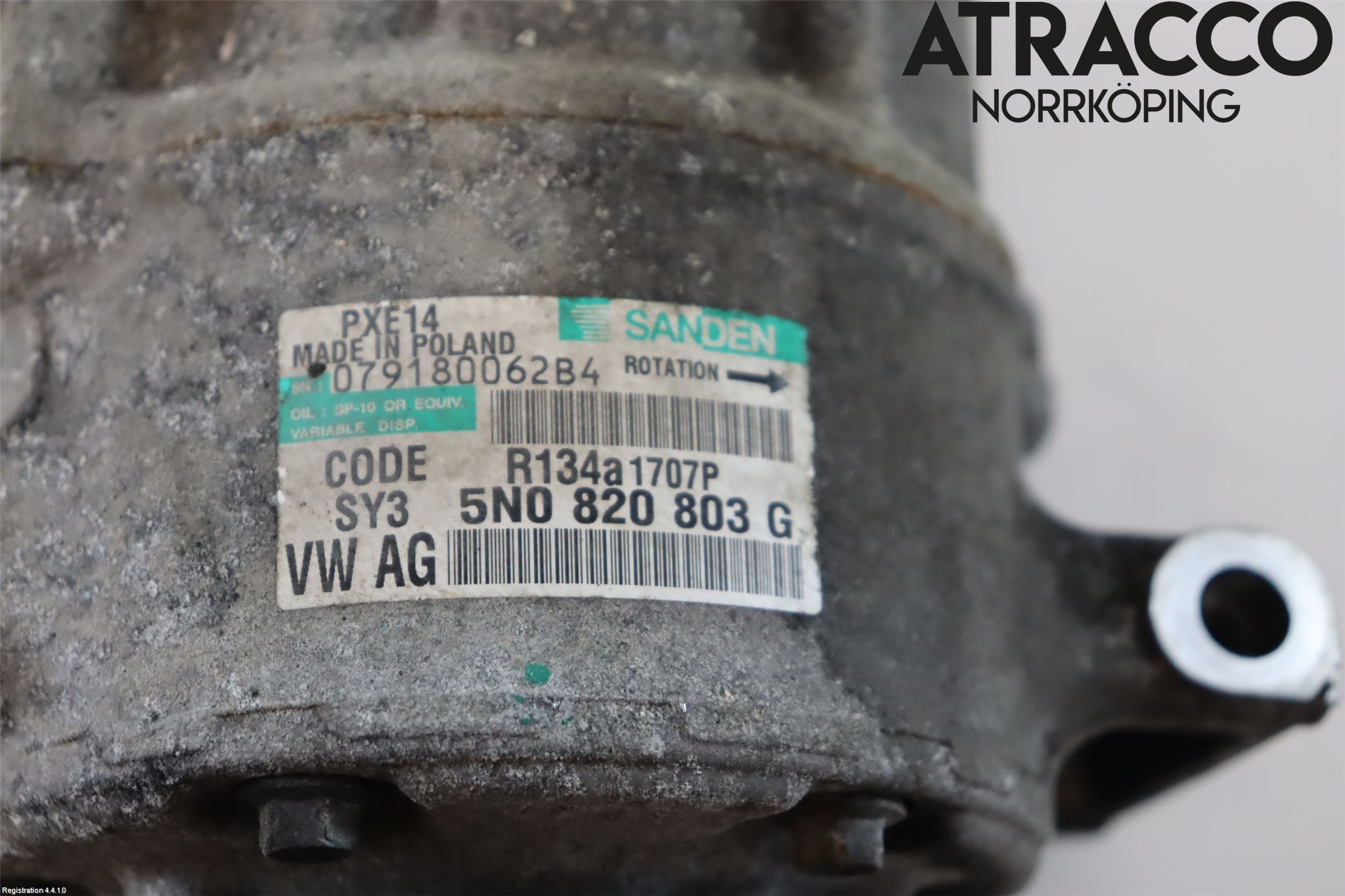 Skoda FABIA 07-14 Varme Ac Kompressor
