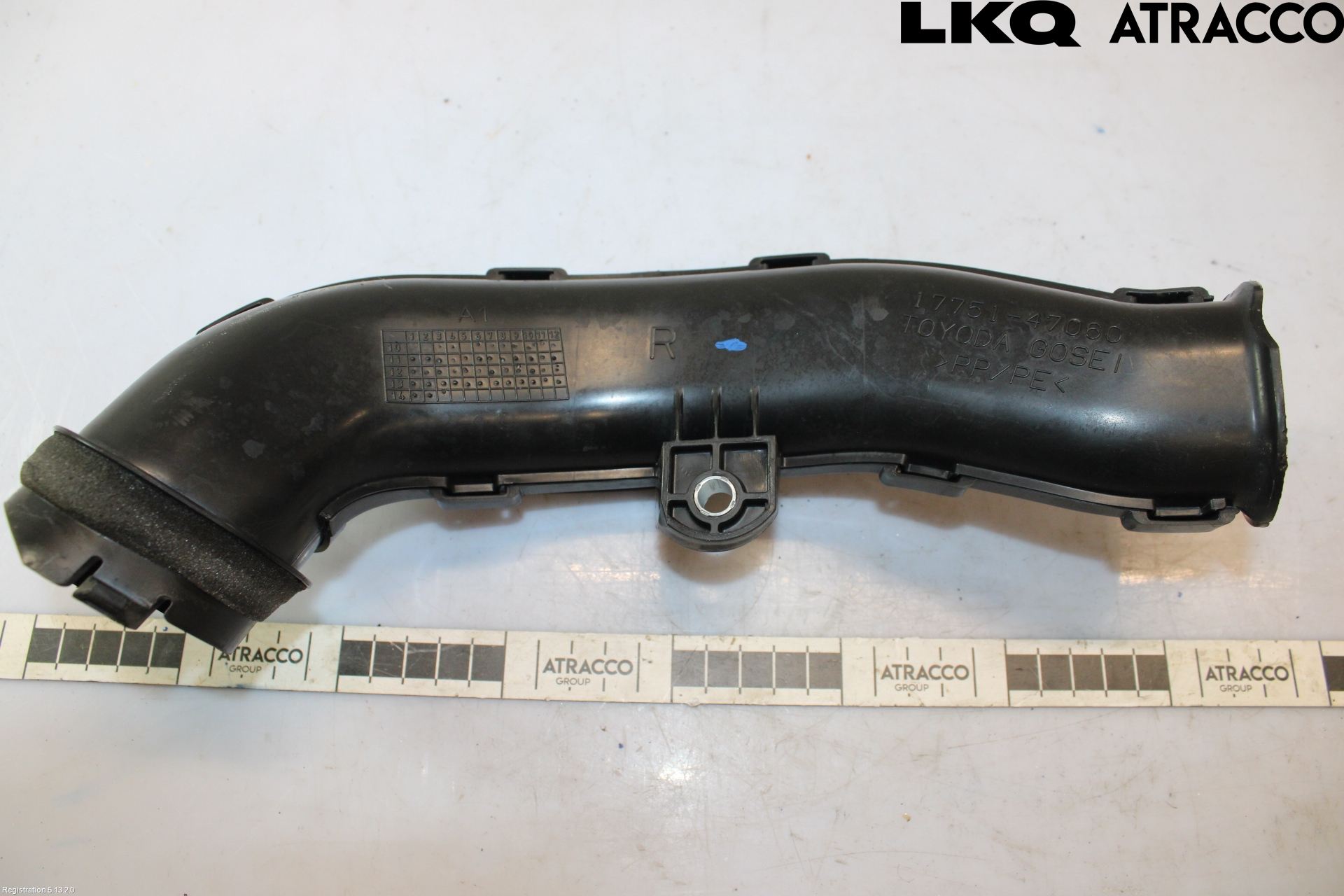 Toyota VERSO-S 11-16 Forg-Belg-Rør Mot Luftr