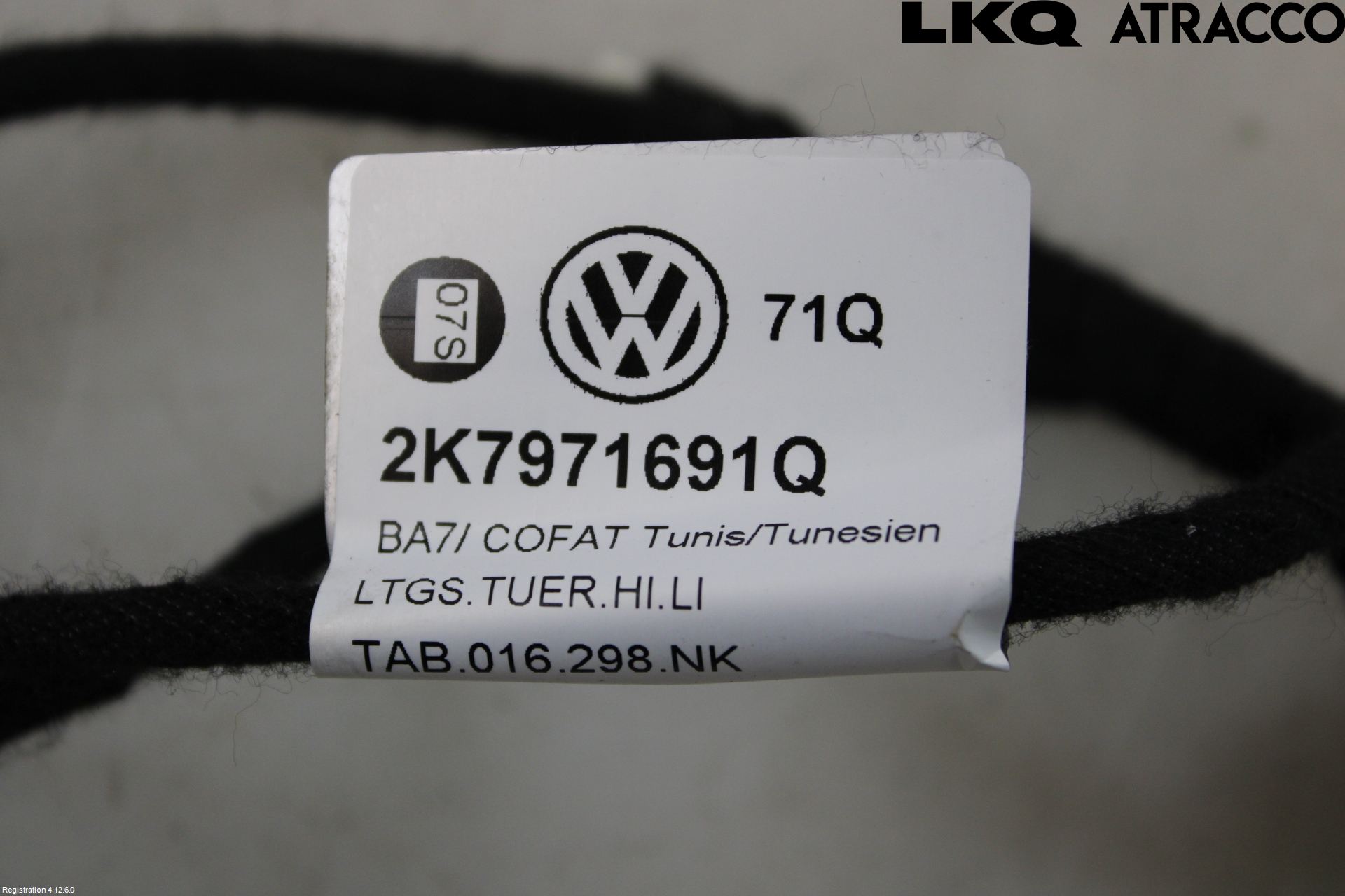 Volkswagen VW CADDY 21- Ledningsnett