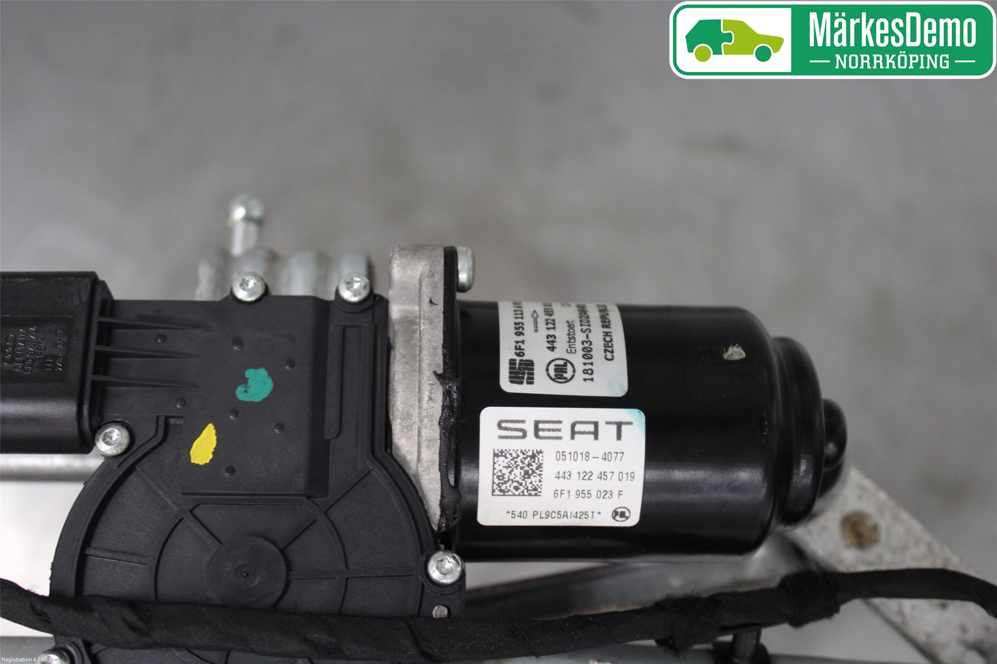Seat IBIZA V 17-20 Viskeroverføring Frontrute