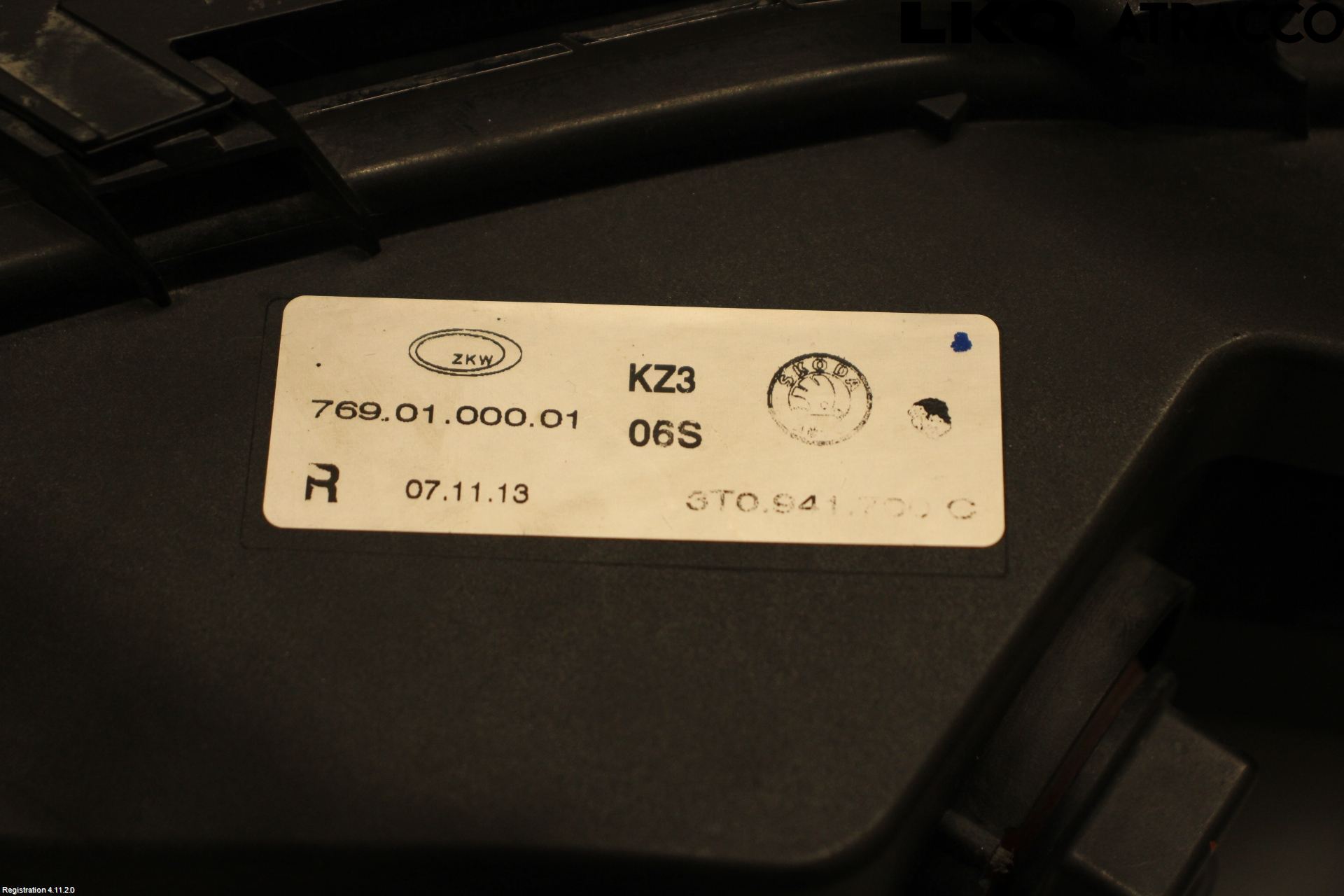 Skoda SUPERB 09-15 Frontlykt-Kurve-Tåkelys