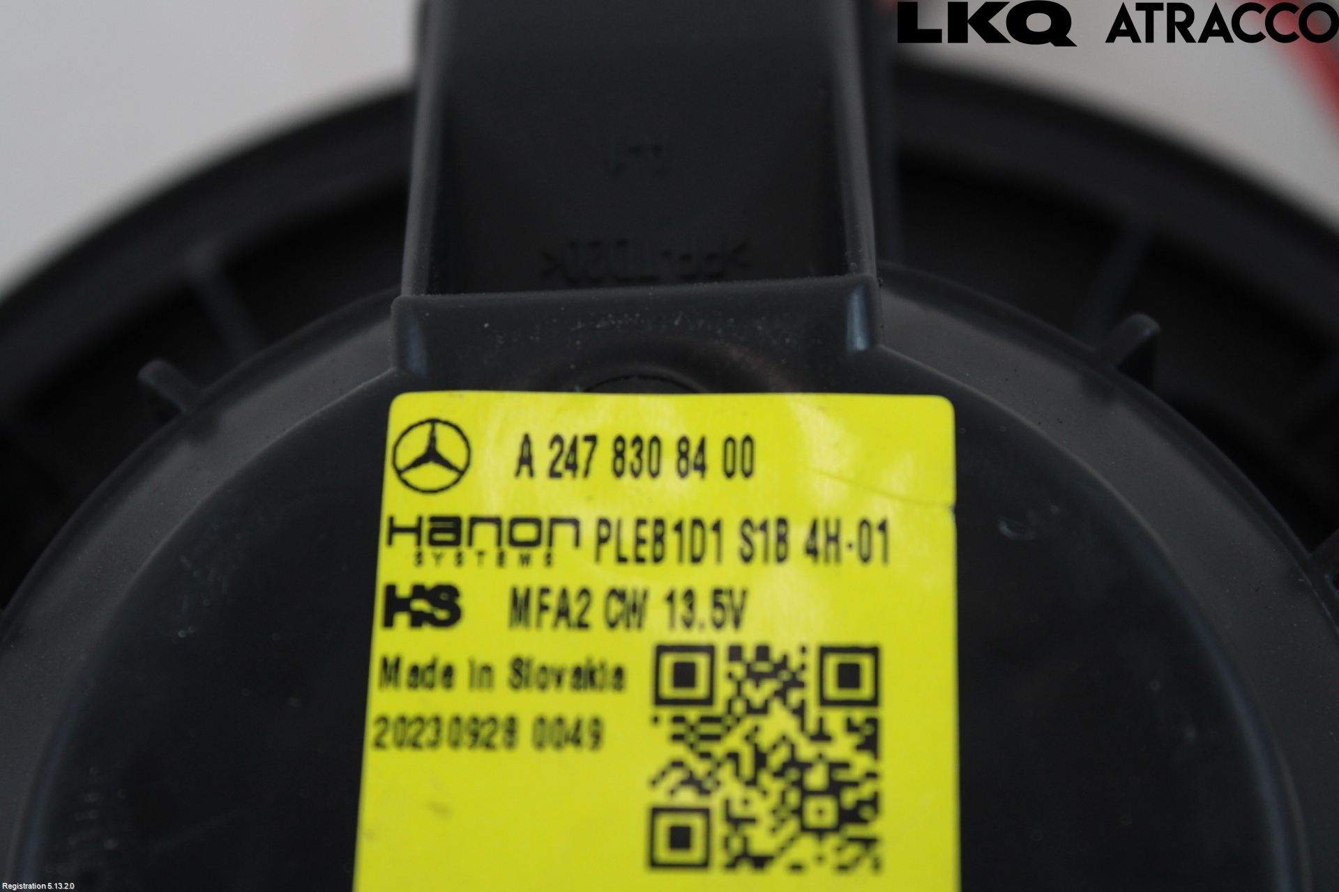 Mercedes-Benz MB EQB (X243) 22- Varmeapparat Viftemotor