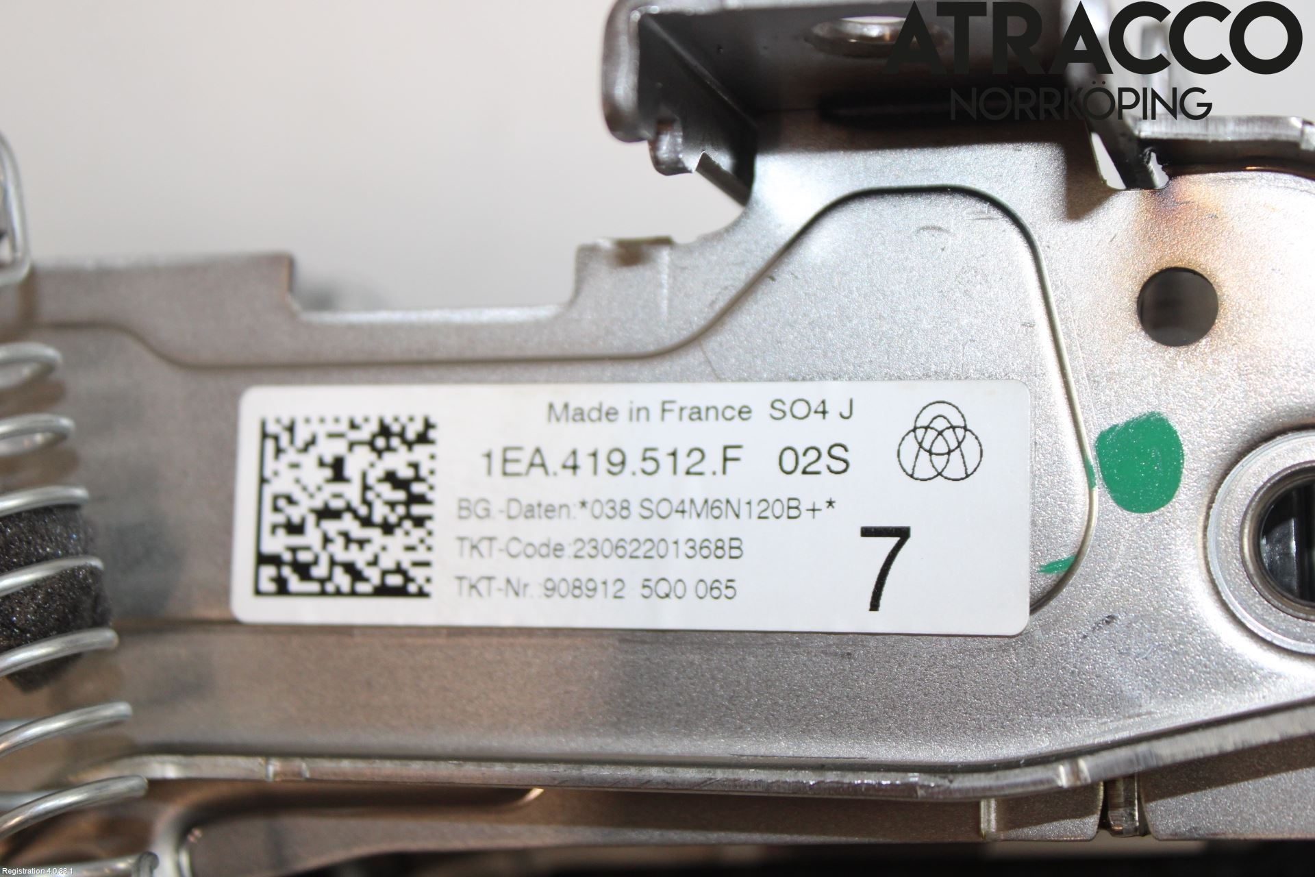 Volkswagen VW ID.3 21- Rattakselaggregat Justerbart