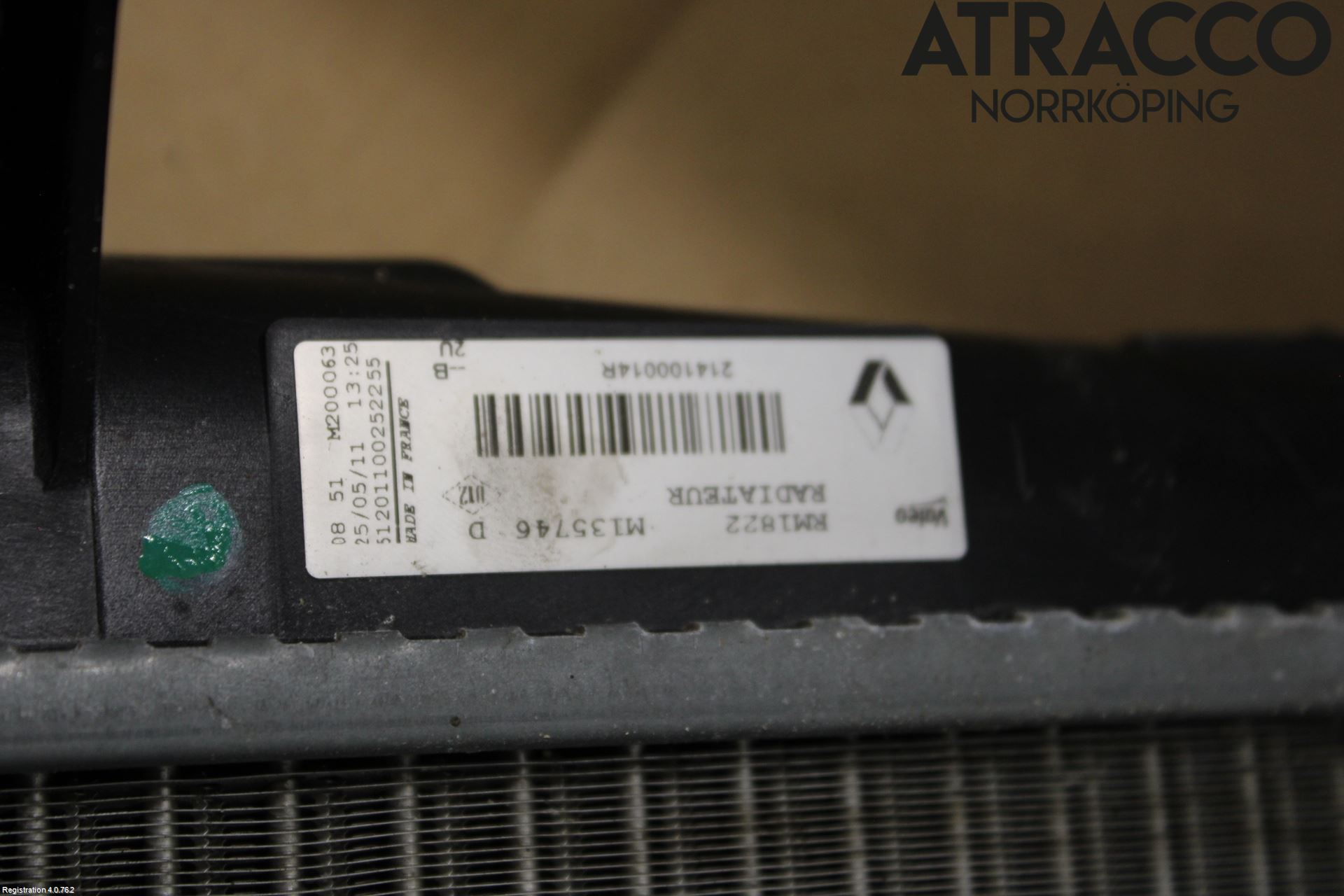 Renault MEGANE III 09-15 Radiator Manuell