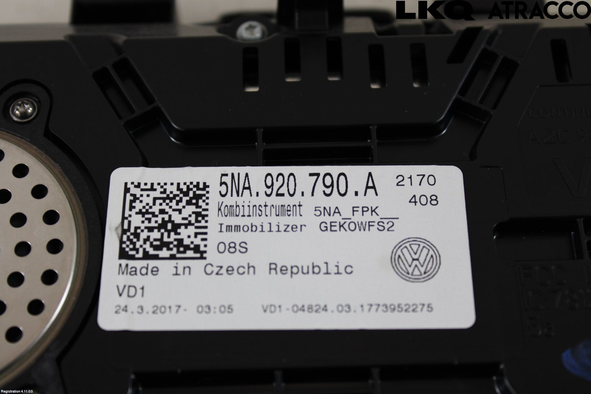 Volkswagen VW TIGUAN 16-24 Instr Kombinert