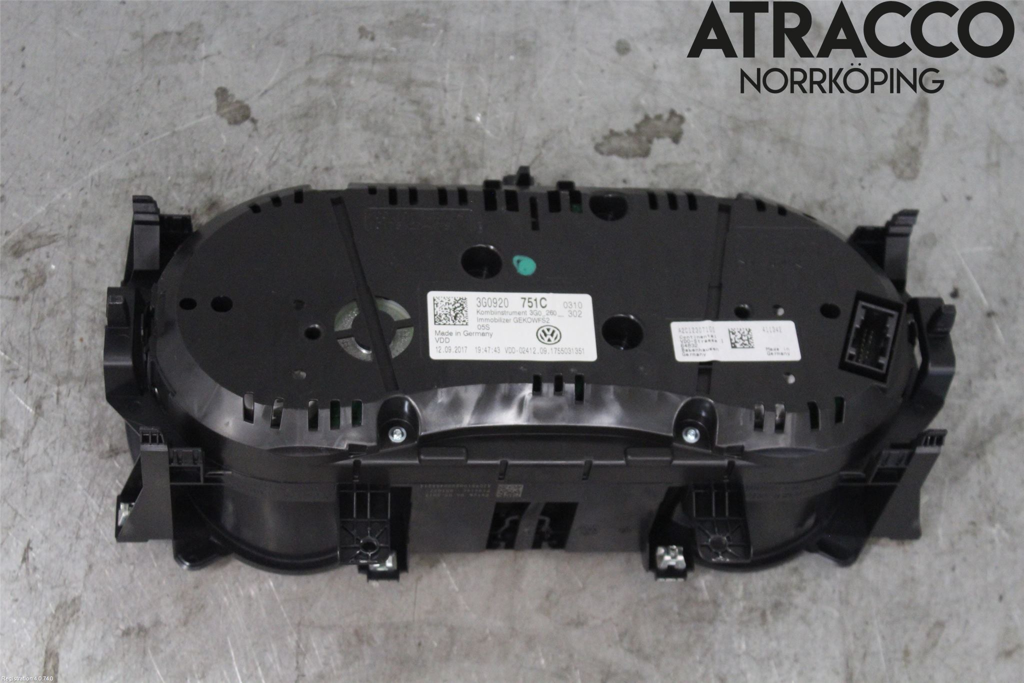 Volkswagen VW PASSAT 15-19 Instr Kombinert