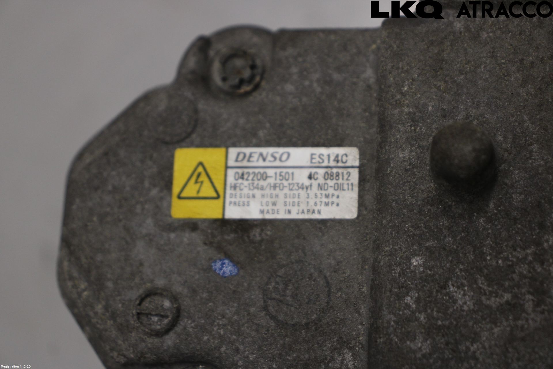 Toyota YARIS XP130 15-20 Varme Ac Kompressor