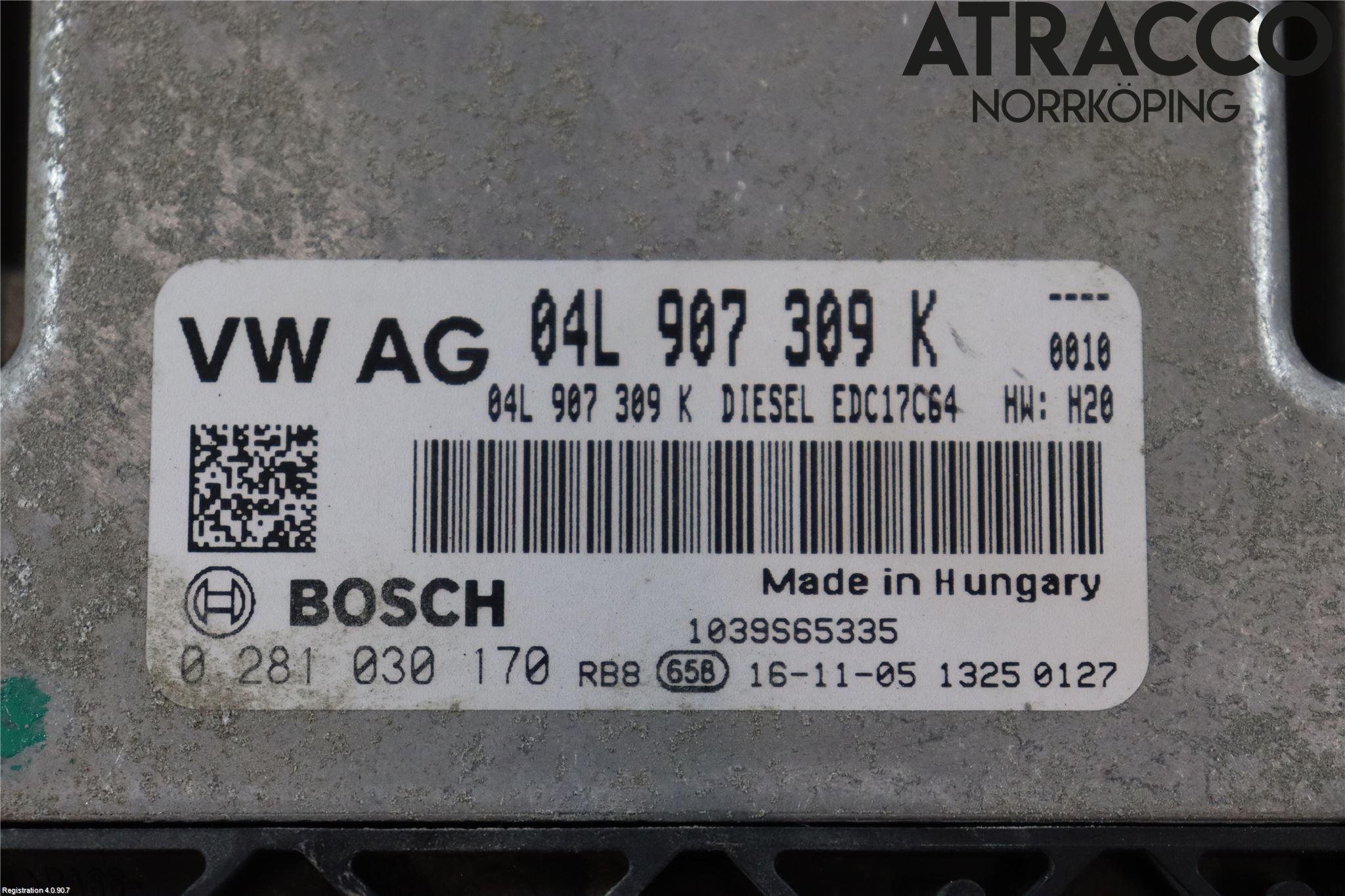 Volkswagen VW CADDY 16-20 Styreenhet Dieselpumpe
