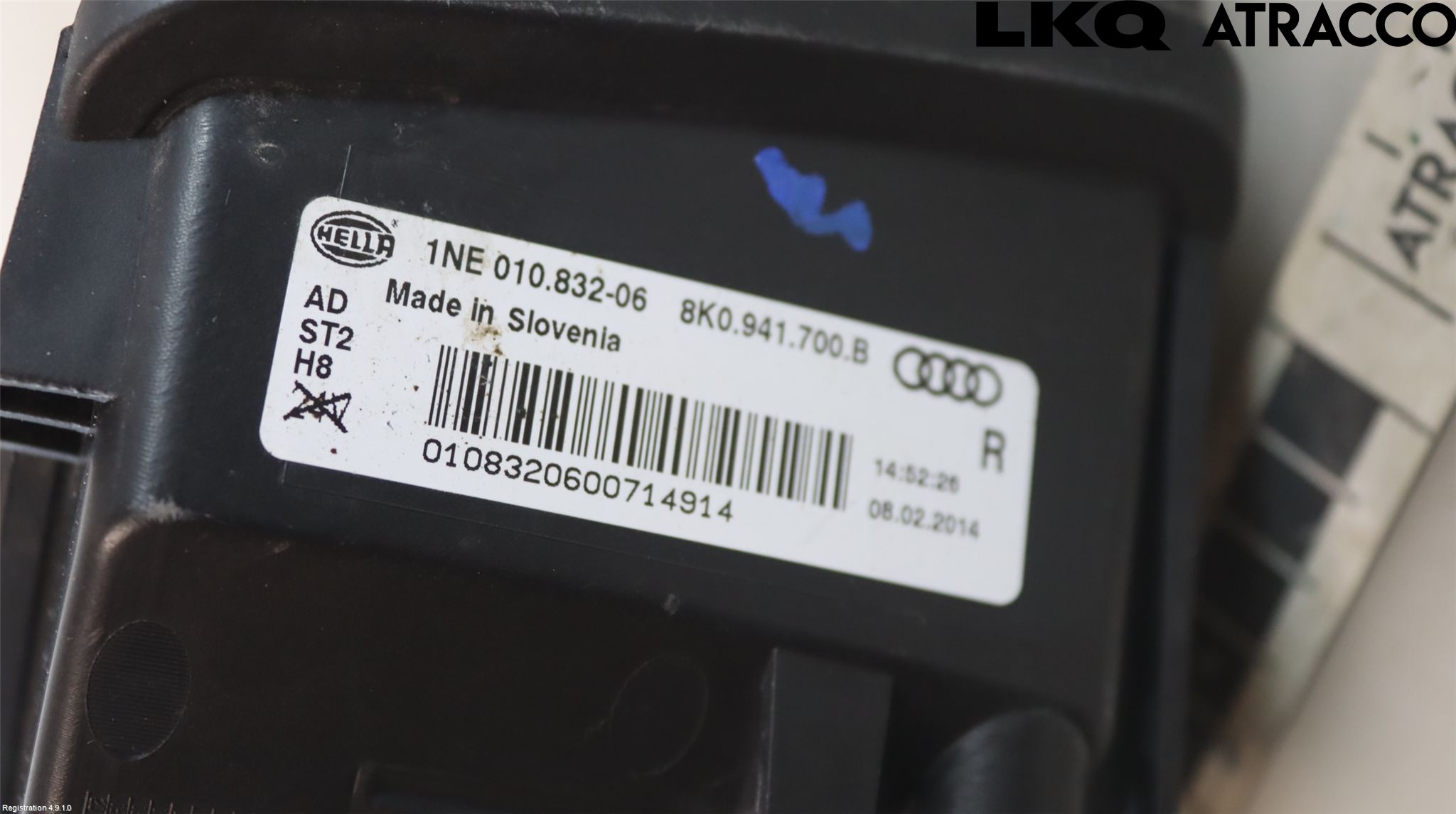 Audi A4 12-15 Frontlykt-Kurve-Tåkelys