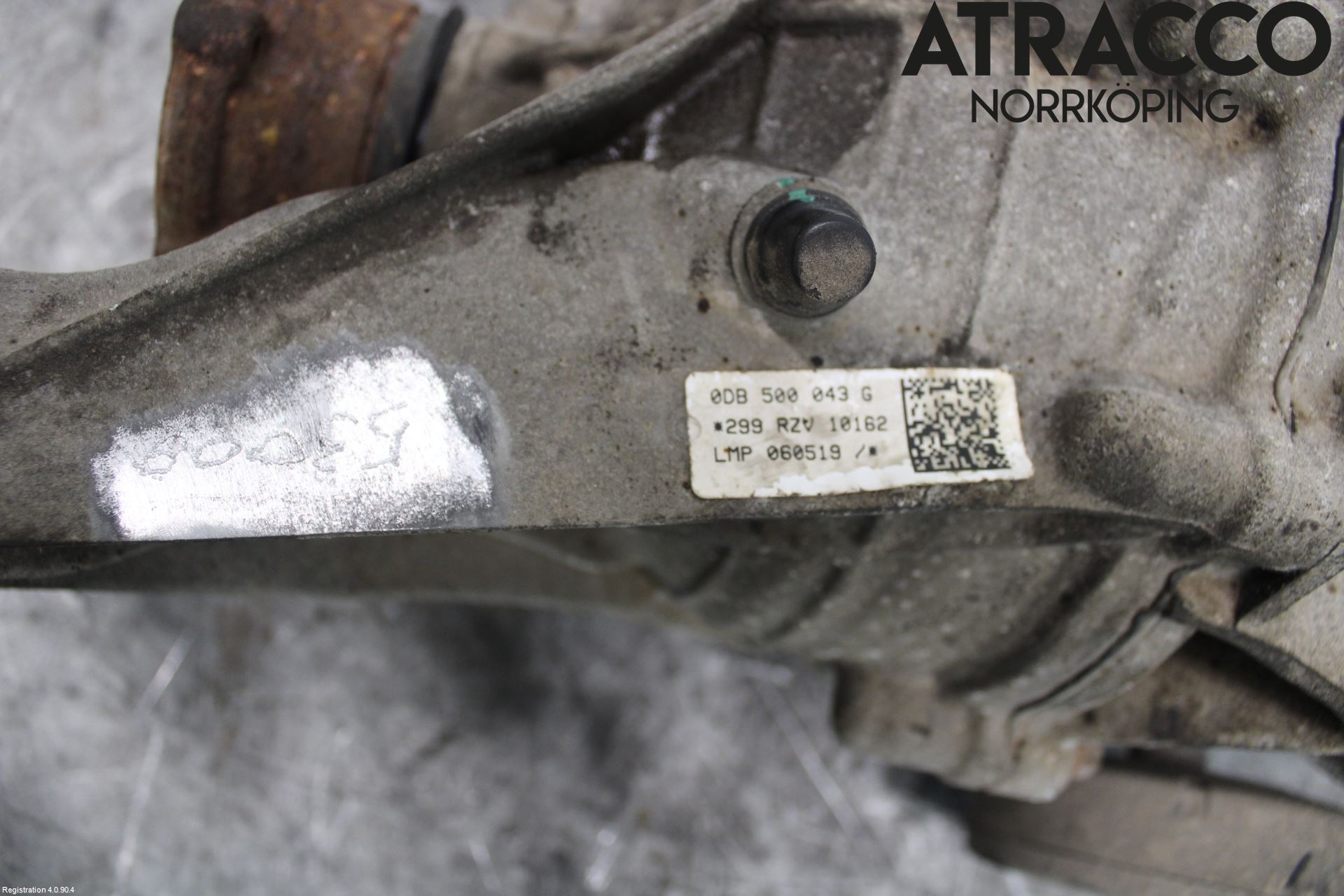 Audi A4/S4 B9 20- Bakaksel Kardang Bak -Diff
