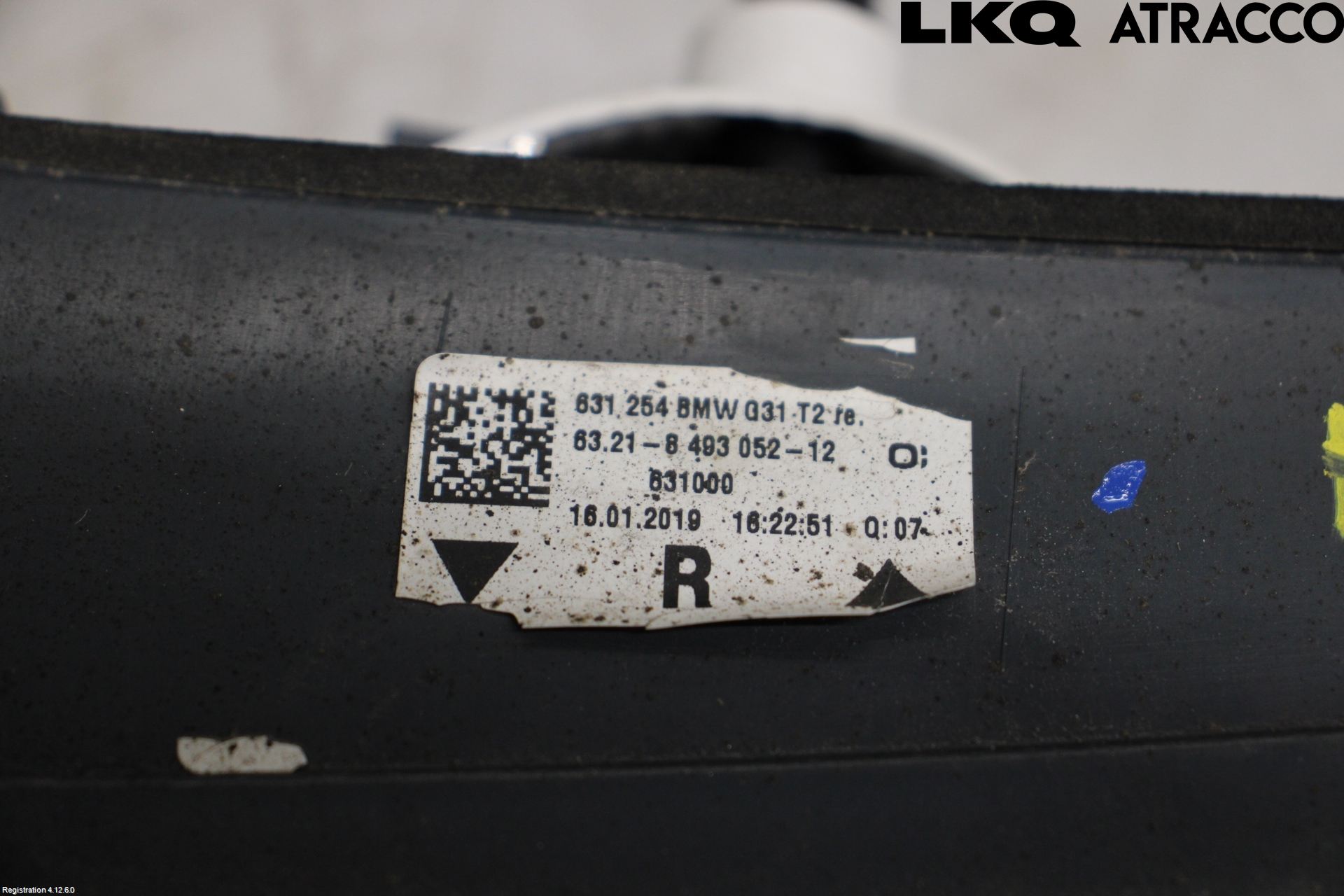 BMW 5 G30/G31/F90 17-23 Baklykt Høyre  På Luke(Indre)