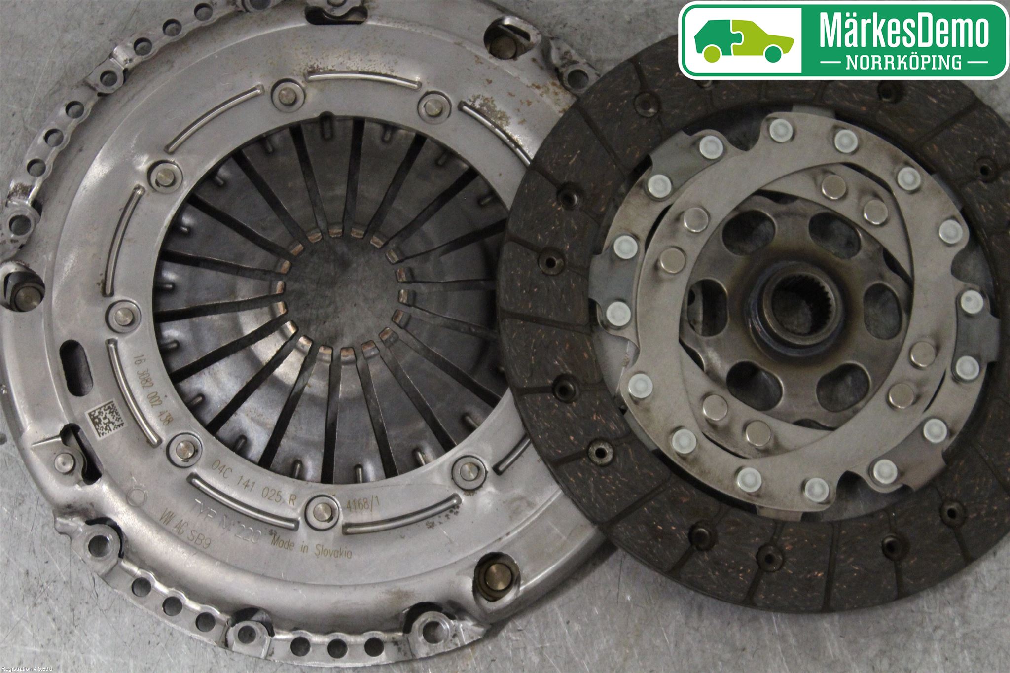 Volkswagen VW GOLF / E-GOLF VII 13-20 Clutch Trykkplate