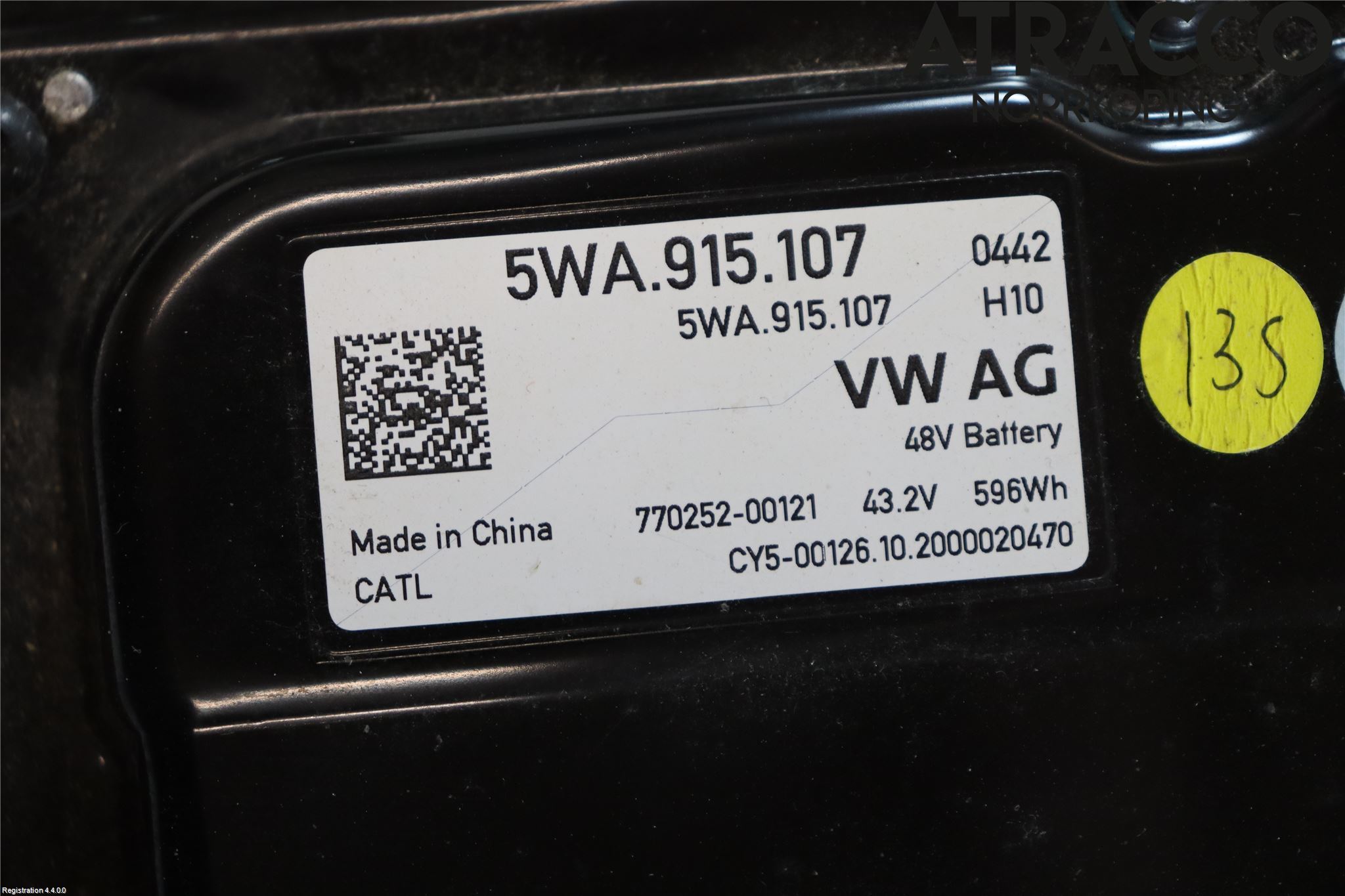 Volkswagen VW GOLF / E-GOLF VIII 20- Hybrid Batteri