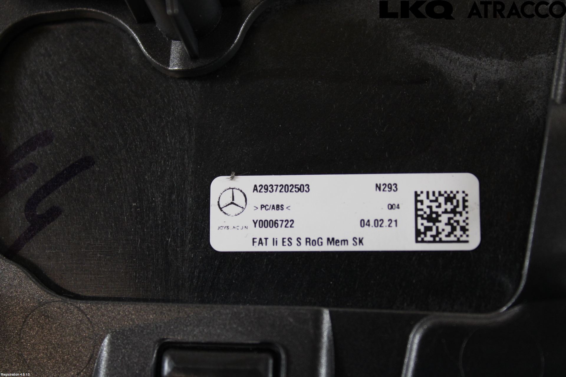 Mercedes-Benz MB EQC (N293) 20- Innr Dørtrekk Venstre
