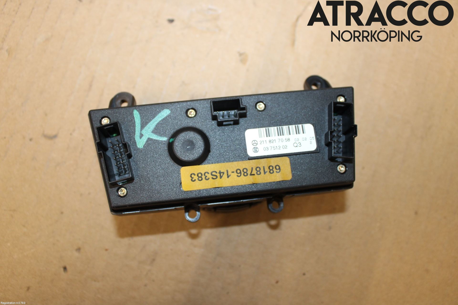 Mercedes-Benz MB CLS (C219) 03-11 Bryter Nivå Regulering