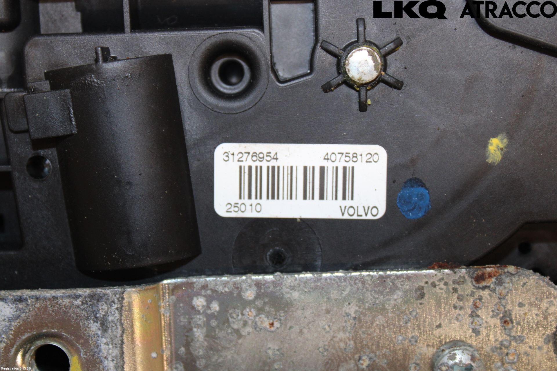 Volvo V70 08-13 Bakluke-Lokk Låsekasse