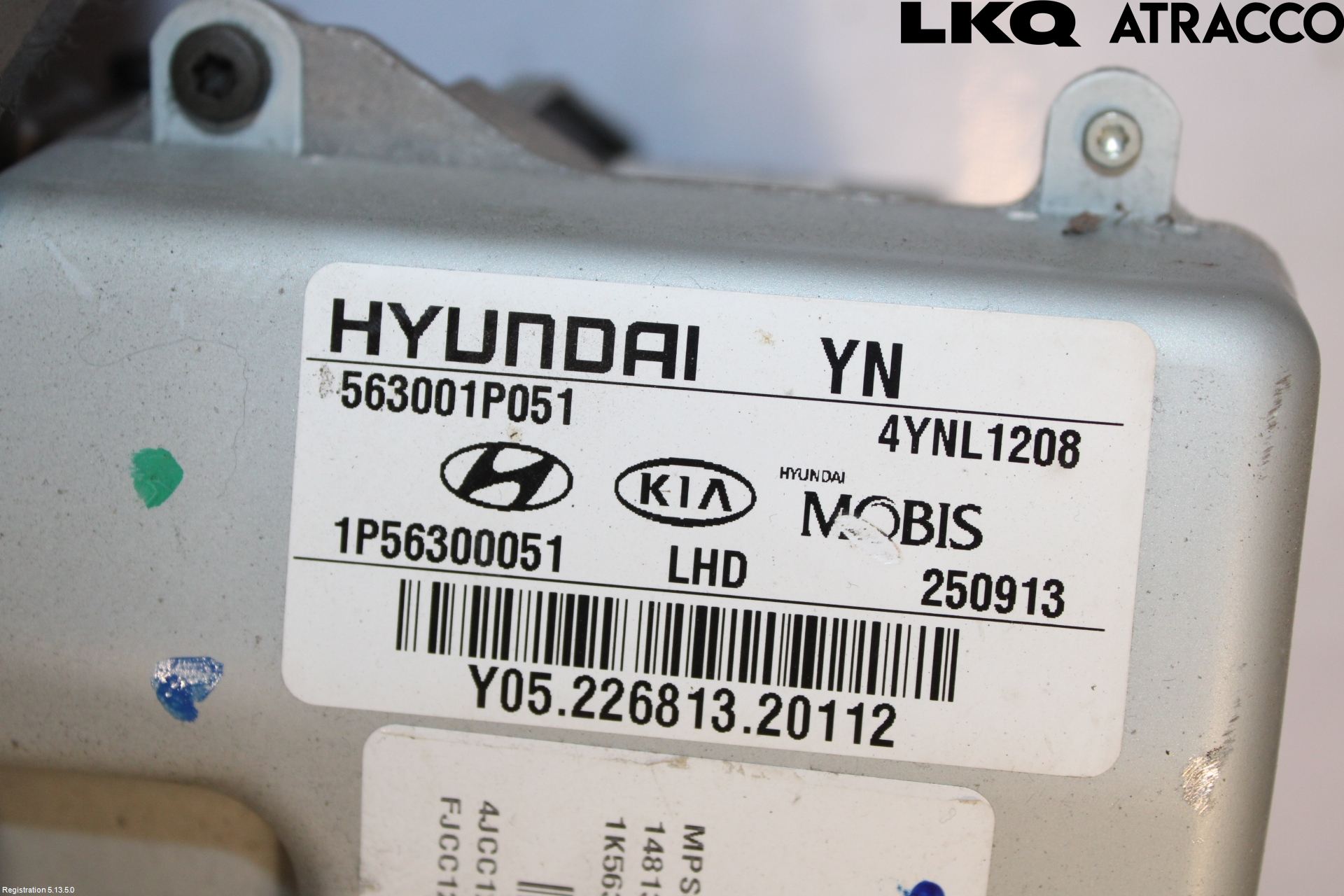 Kia VENGA 10-19 Rattakselaggregat Innebygd Servo