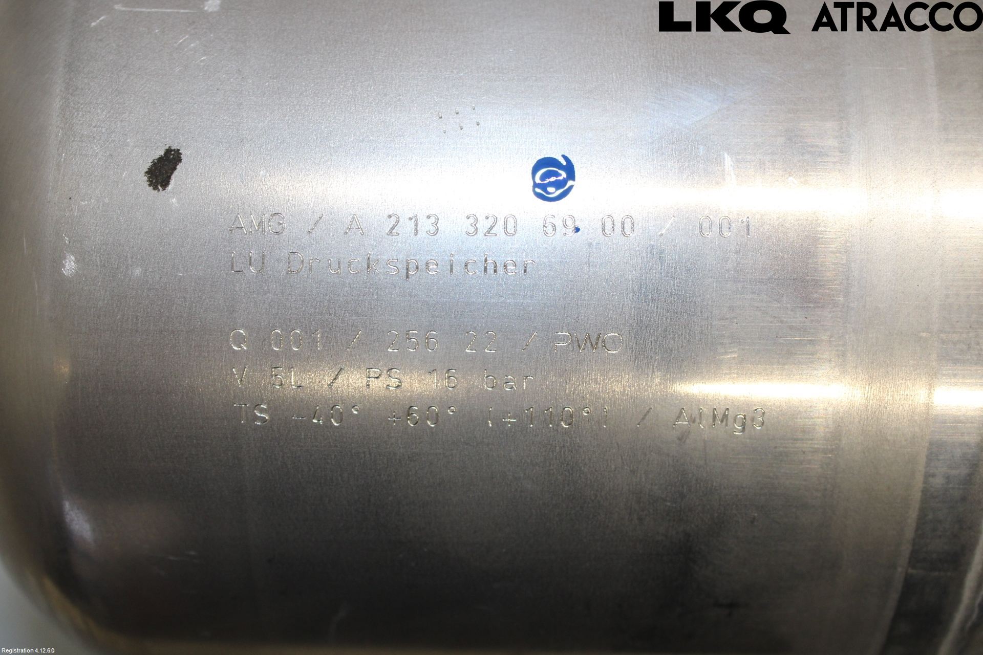 Mercedes-Benz MB E-KLASS (W213) 16-23 Nivå/Lufrfrändring Trycktank