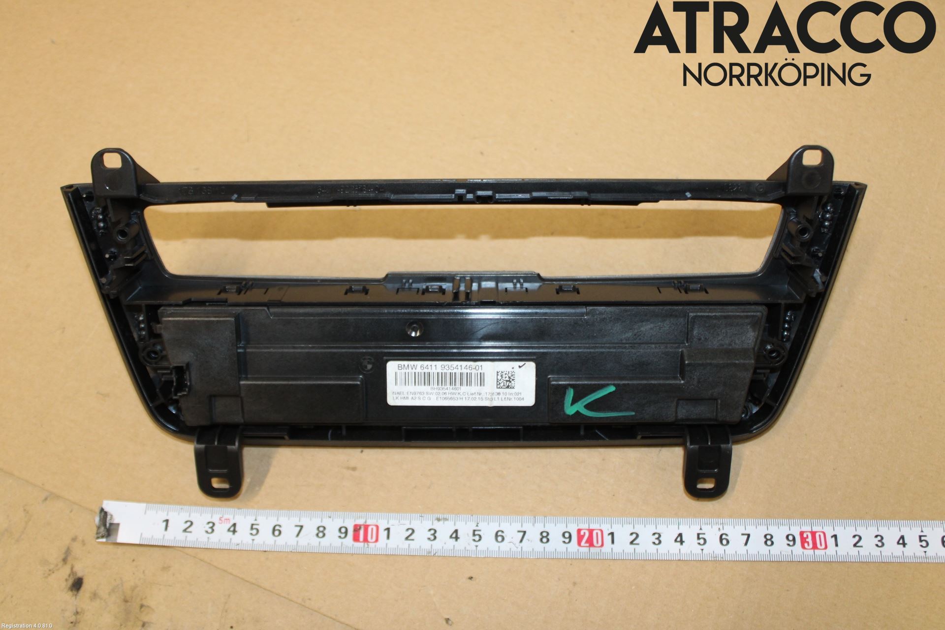 BMW 3 F30/F31/F80 12-19 Varmeapparat Panel(Regulering)