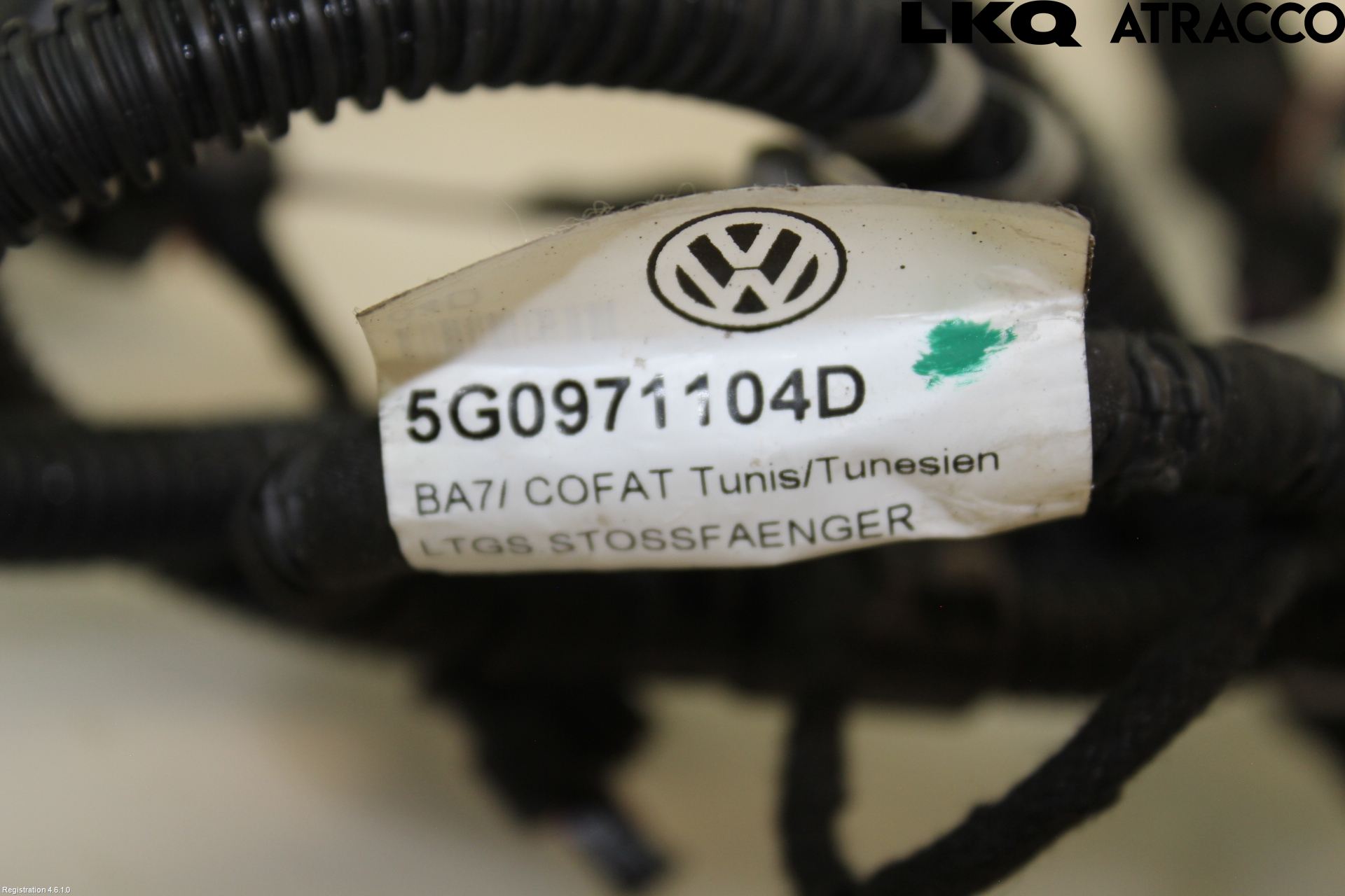 Volkswagen VW GOLF / E-GOLF VII 13-20 Sensor Ryggesensor