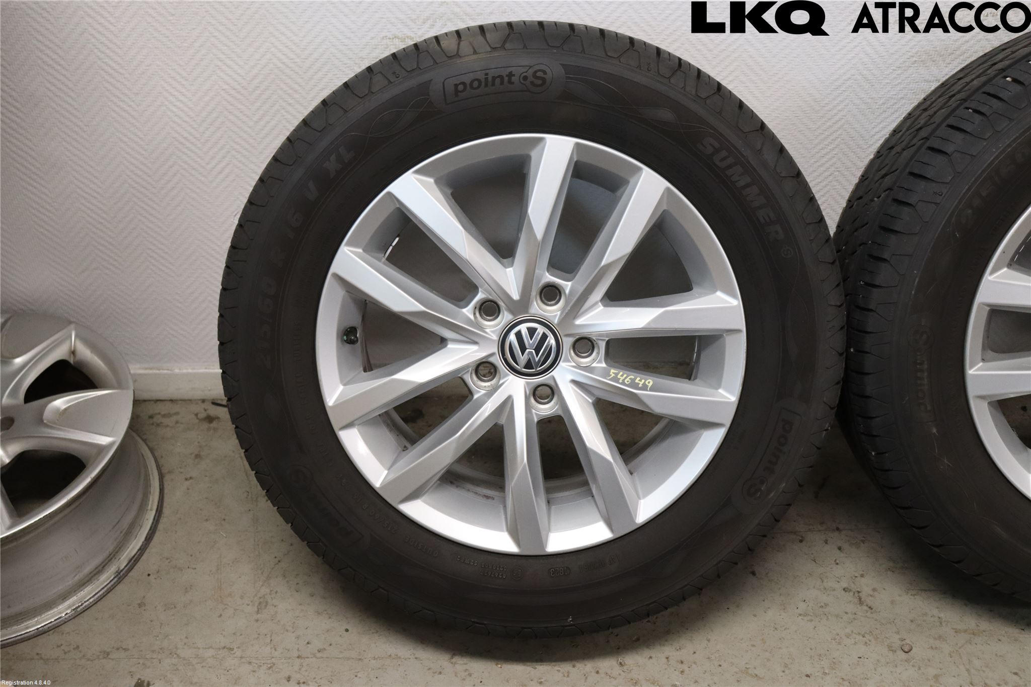 Volkswagen VW PASSAT 15-19 Dekk Sommer På Alu Felg 4Stk