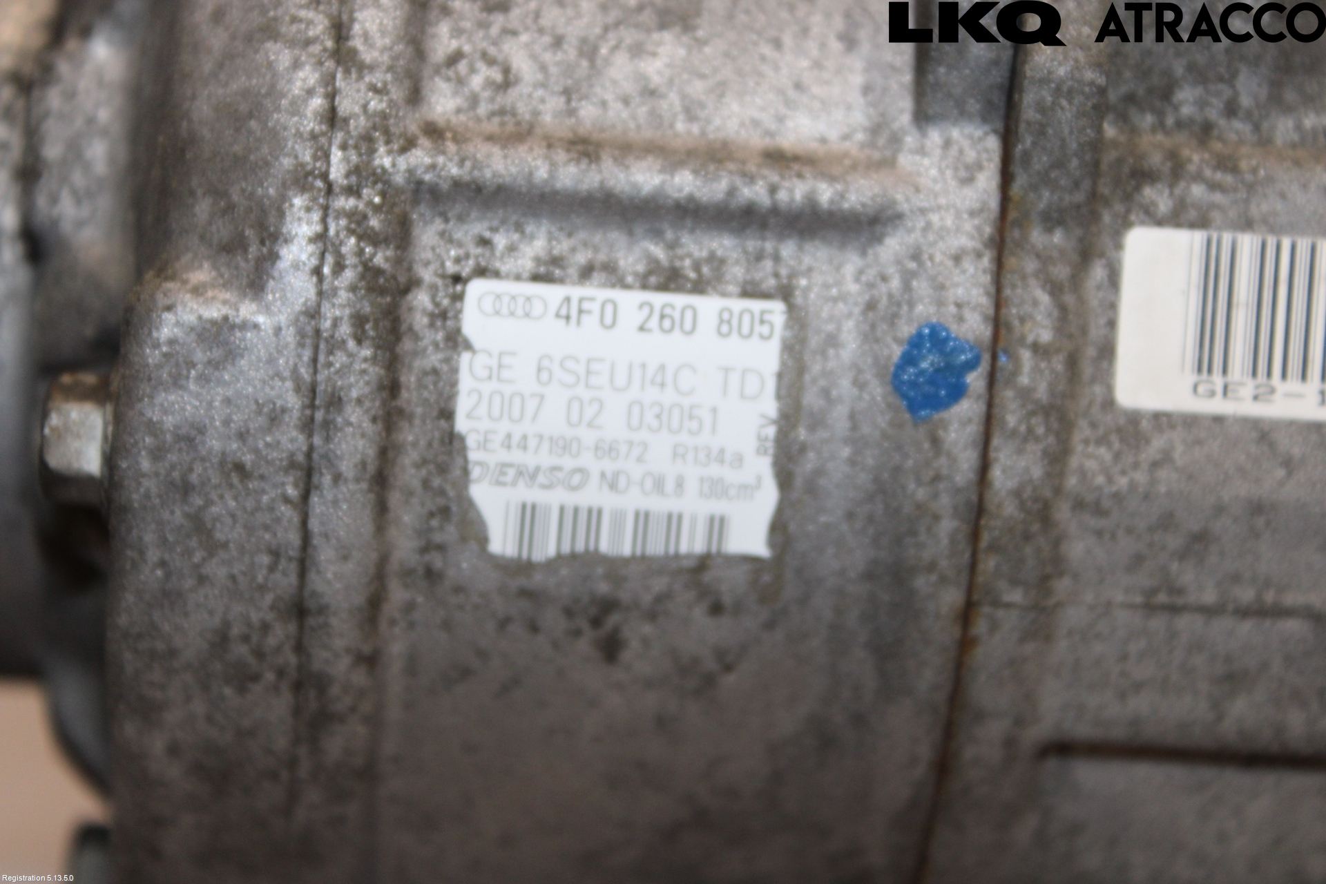 Audi A6/S6     05-11 Varme Ac Kompressor