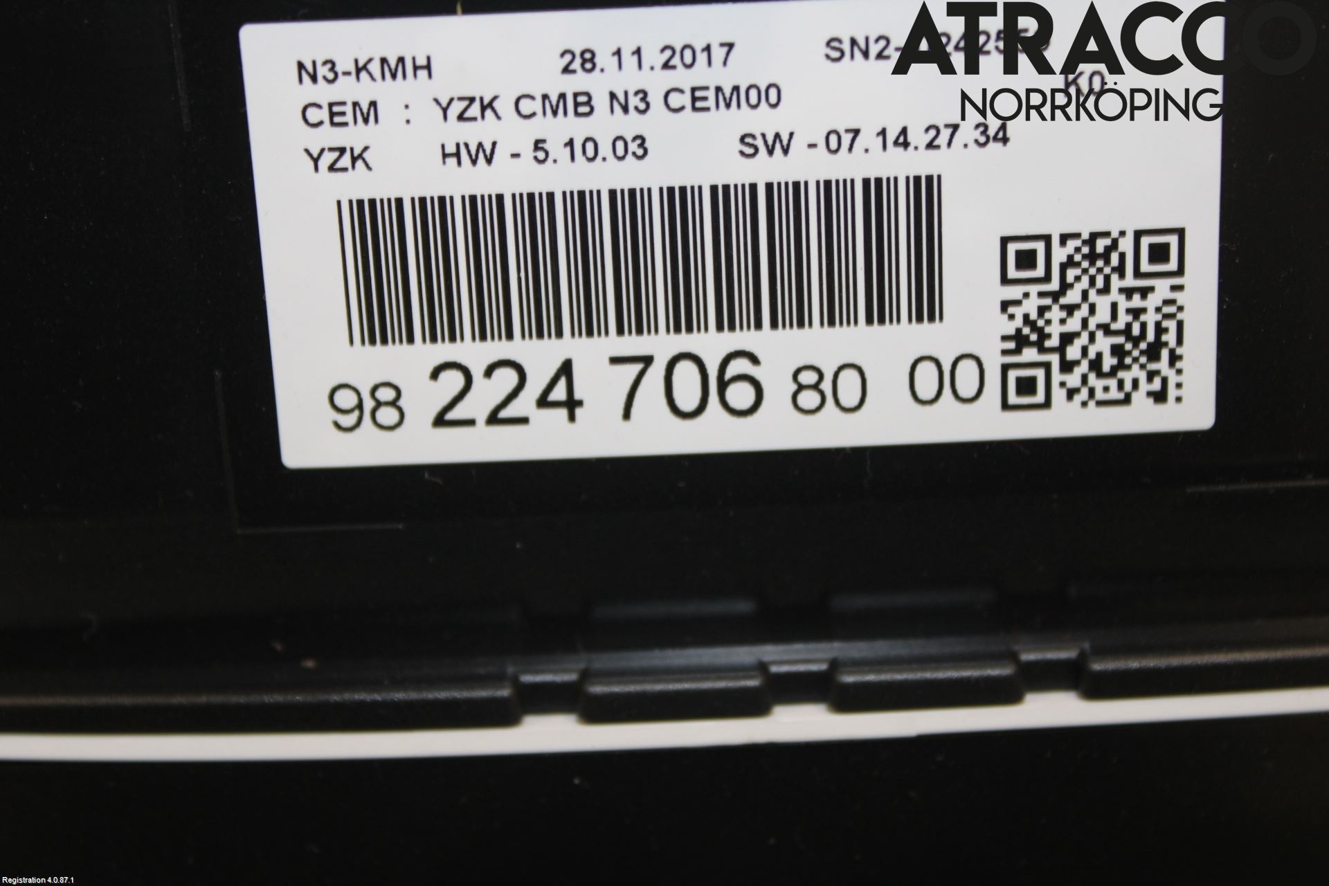 Toyota PROACE II 16- Instr Kombinert