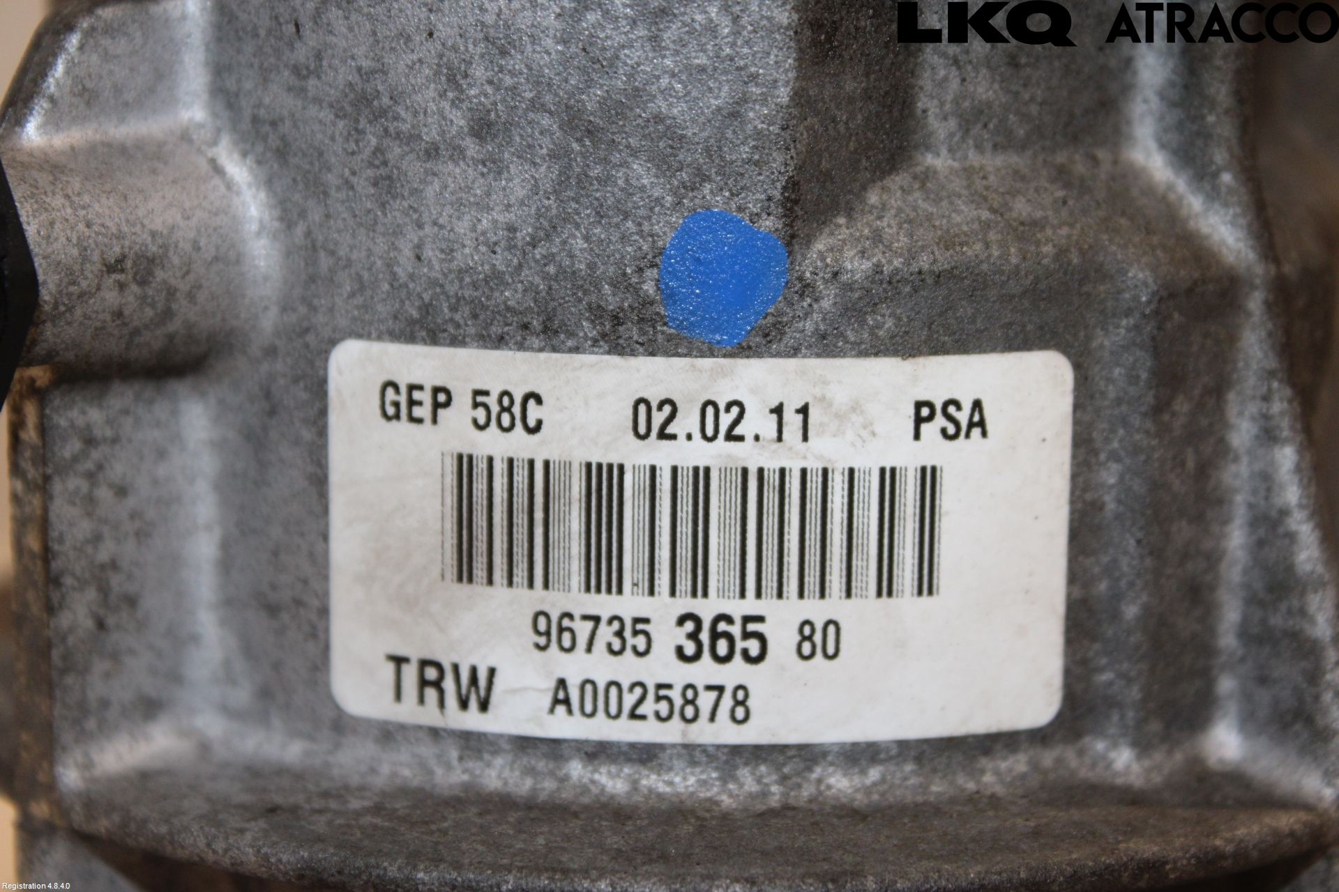 Peugeot 308 08-13 Servostyring Eletrisk Pumpe