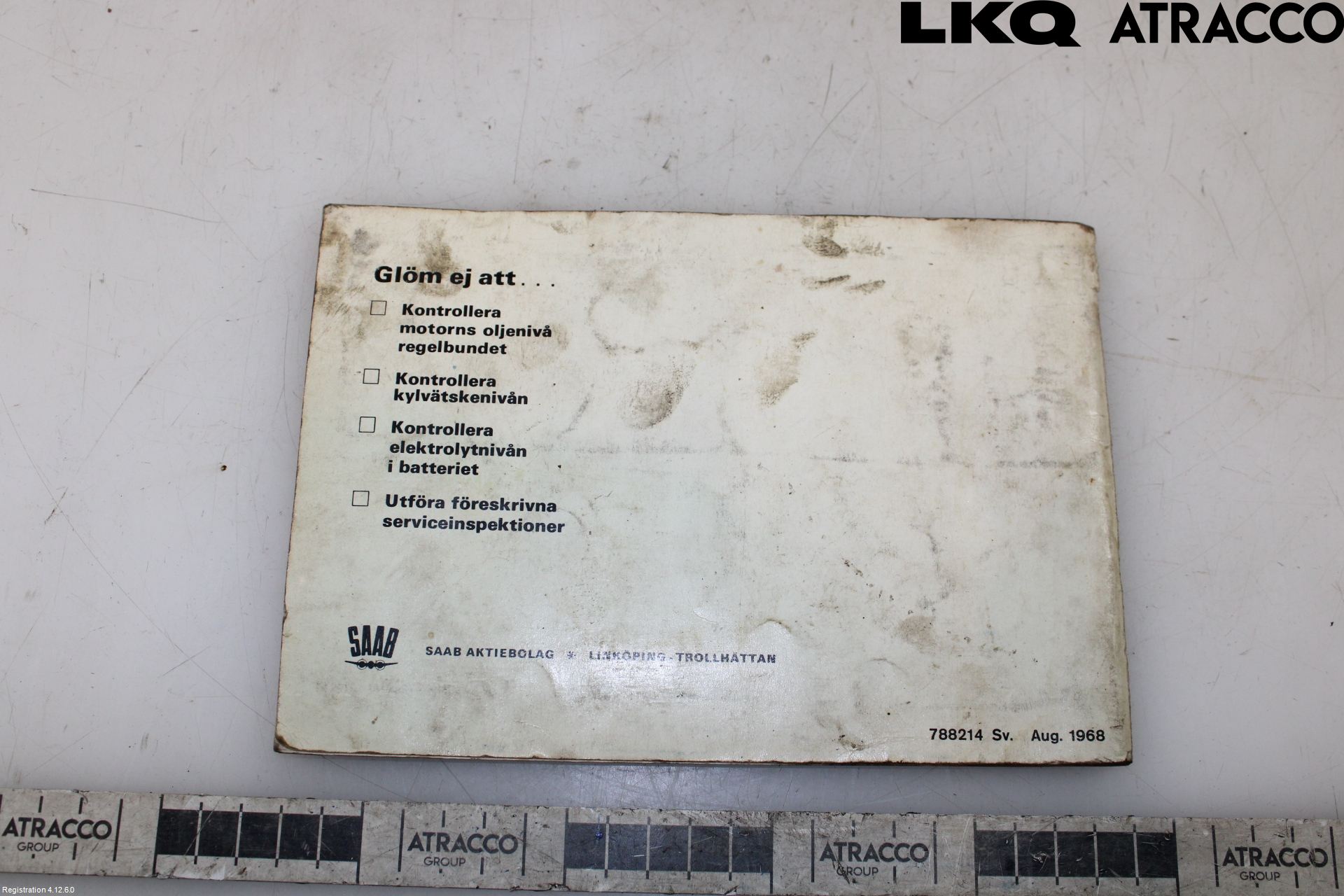 Saab 95/96 Instruksjonsbok