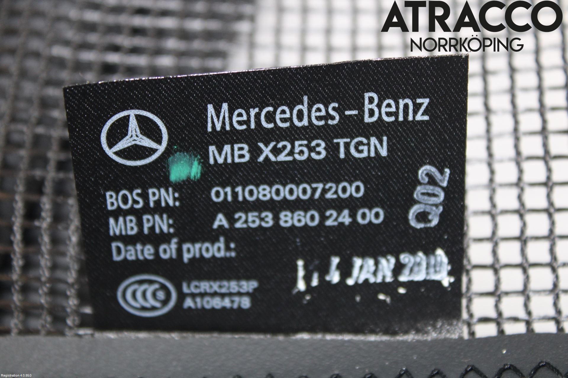 Mercedes-Benz MB GLC-KLASS (X253/C253) 15-22 Innr Lastenett